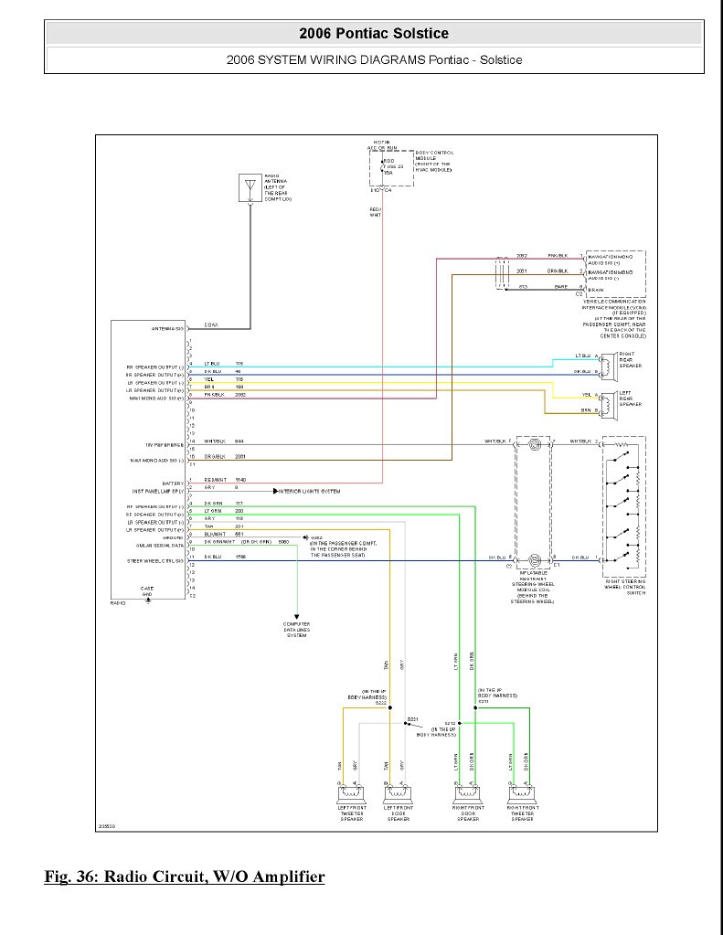 Labeled 2006 pontiac g6 stereo wiring diagram 2006 pontiac g6 stereo wiring diagram pdf