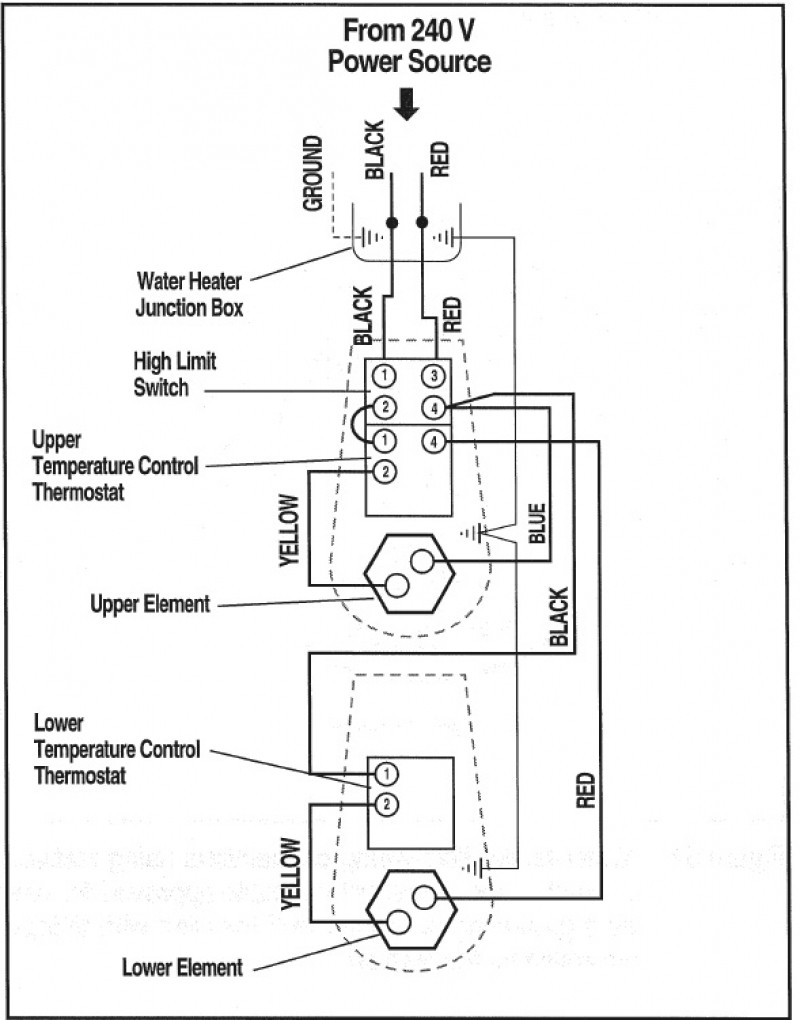 Wiring Diagram For Rheem Hot Water Heater 2