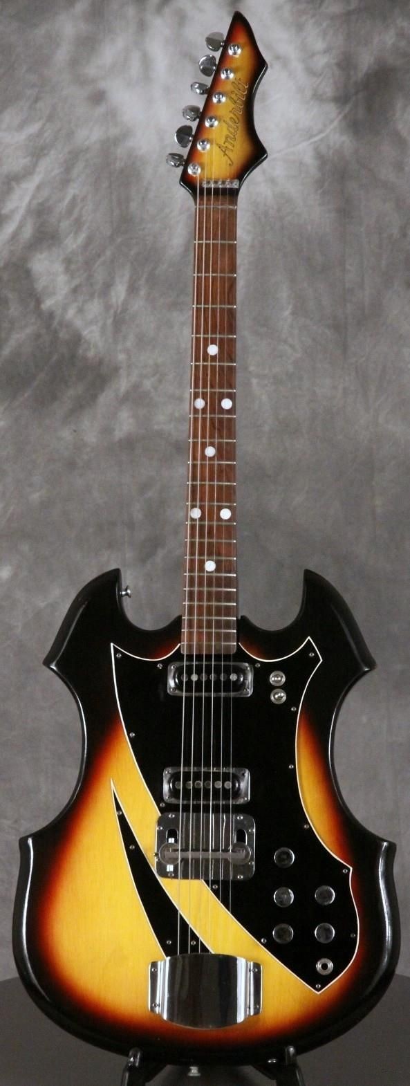 Anderbilt guitar in its original Sunburst finish