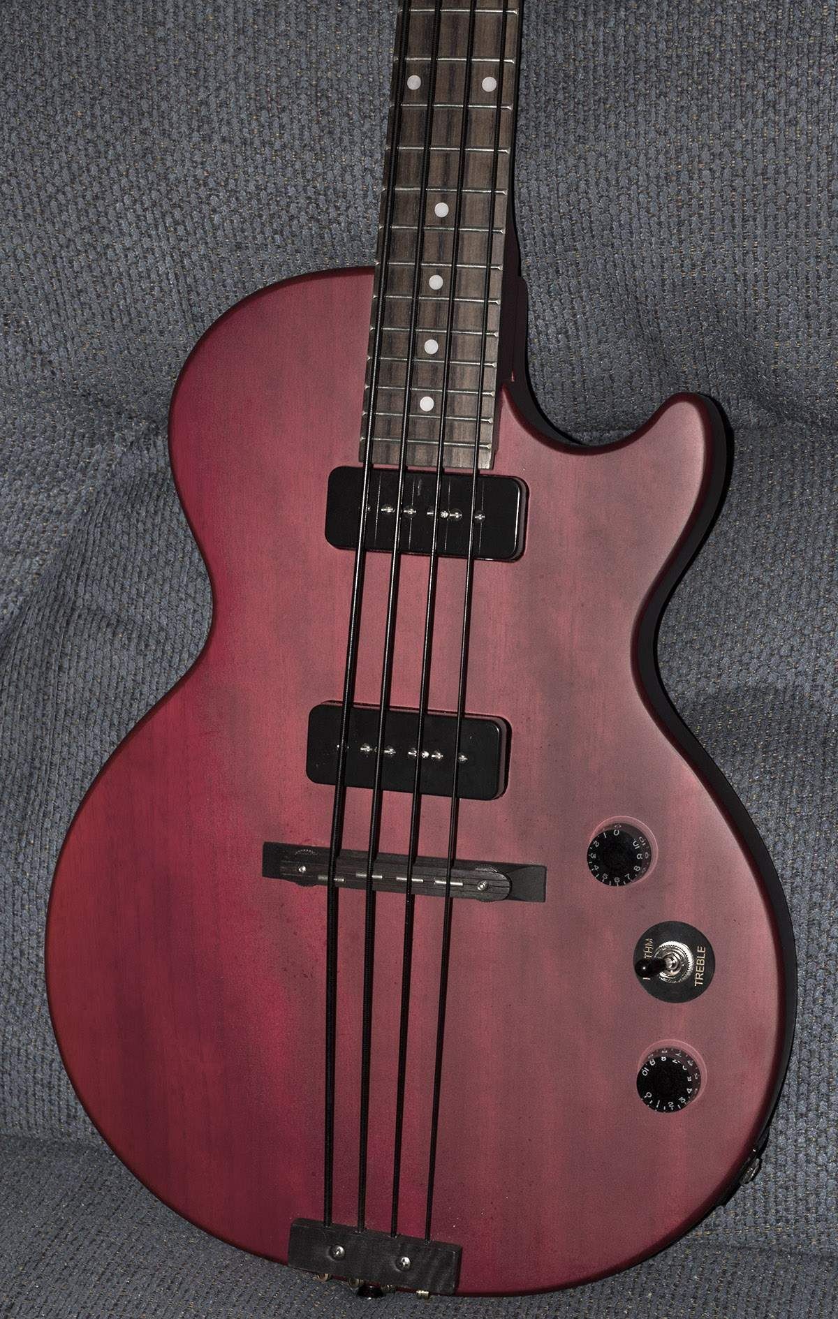 Over the past year I ve pleted several guitar to super short scale bass conversions similar to the one being started by kohanmike but I used Epiphone Dot