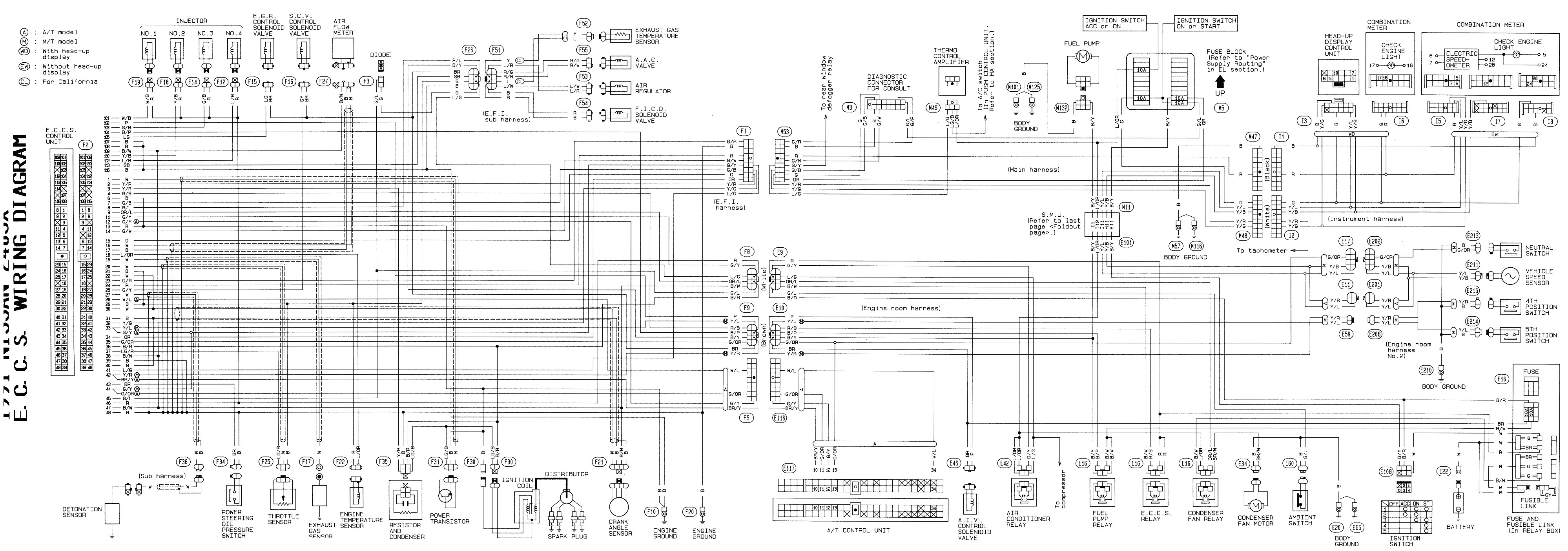 Great S13 Wiring Diagram Sr20det Ecu Pinout With Blueprint Diagrams Random 2 240Sx