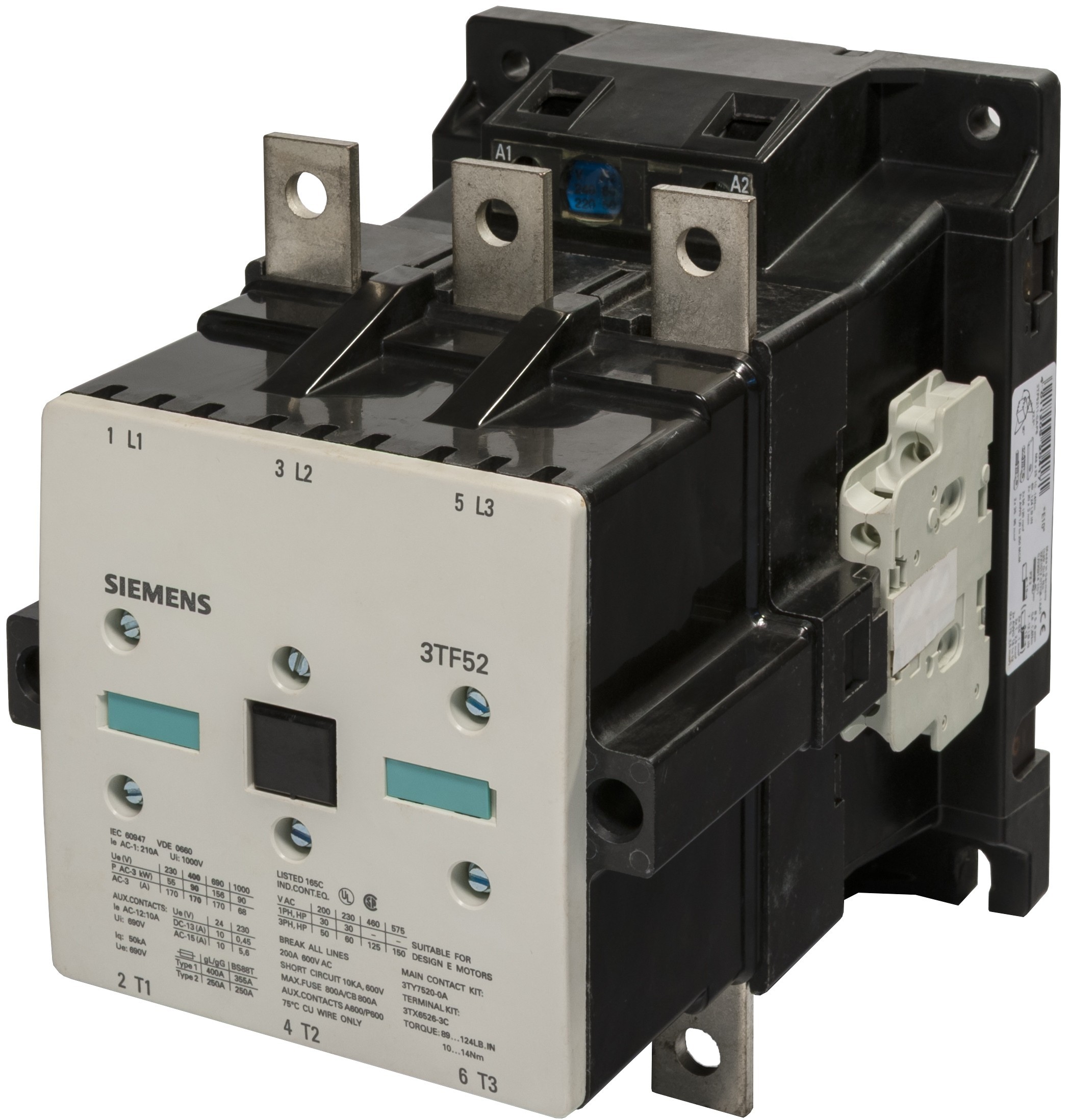 Wiring Diagram for Electrical Contactor Refrence 3tf5 Contactors Motor Starters Siemens