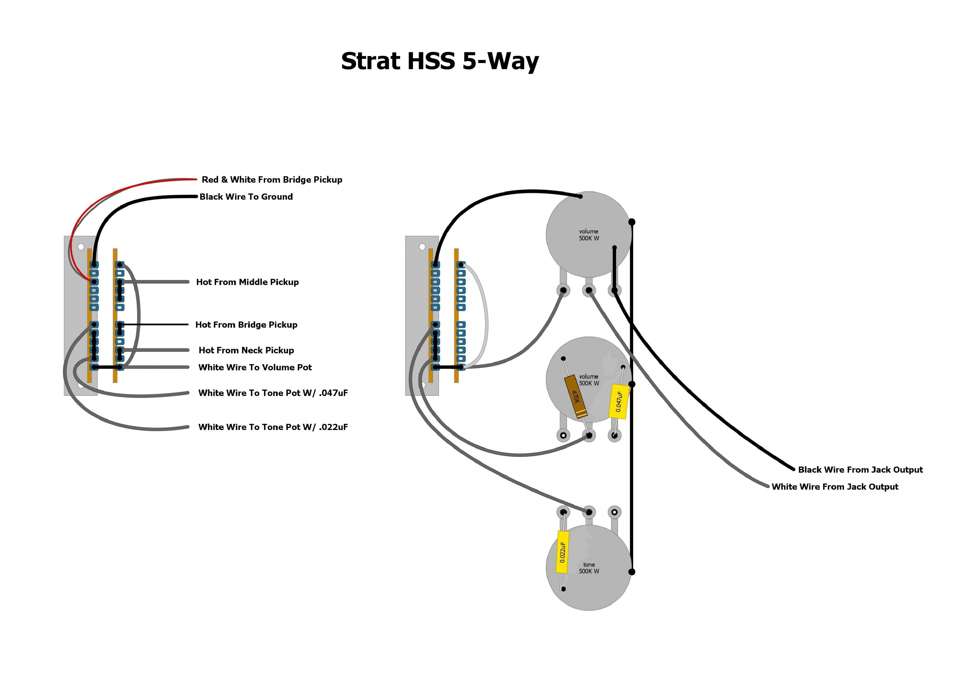 Strat Wiring Diagram