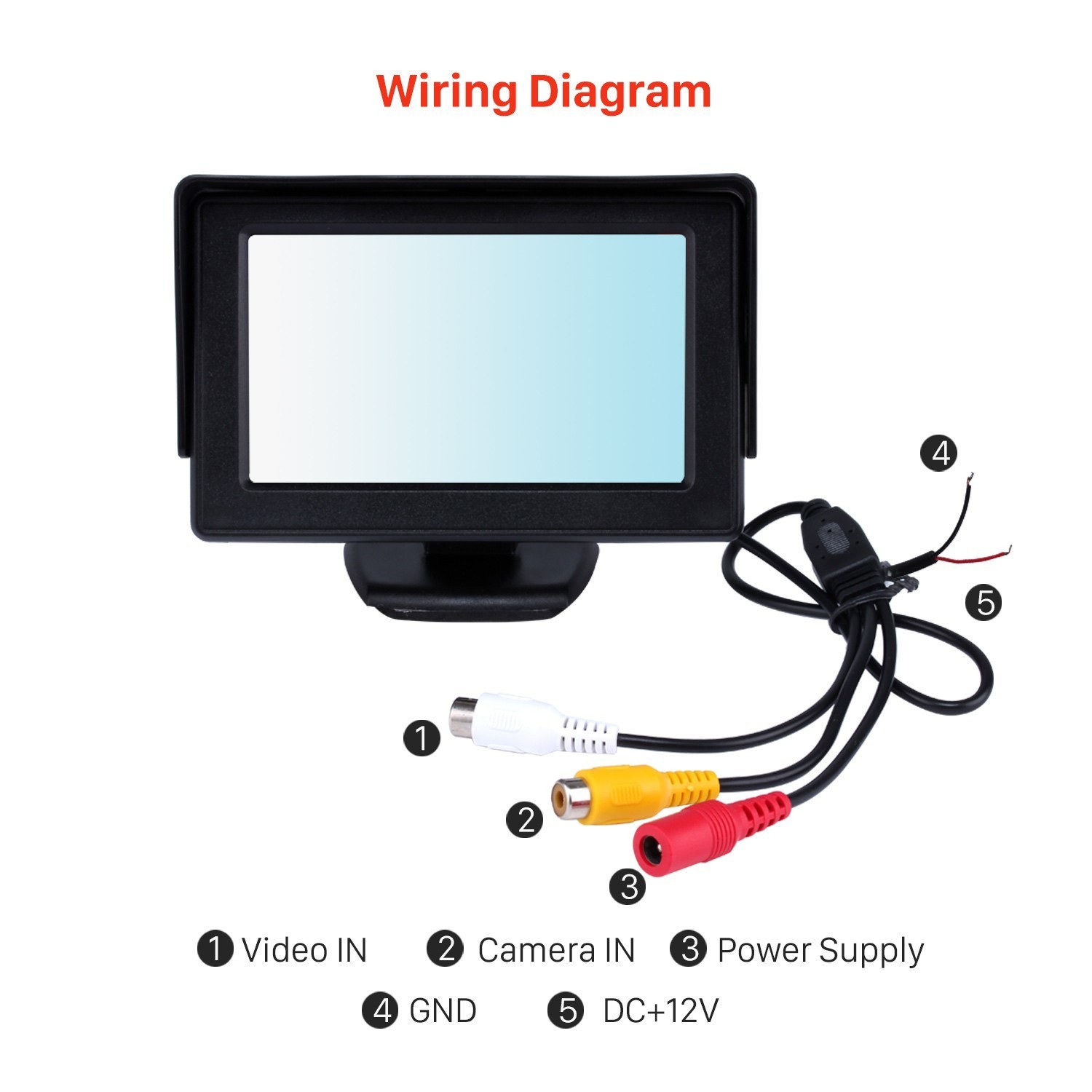wiring diagram for rear view camera free wiring diagram rh xwiaw us TFT LCD Monitor Manual TFT LCD Backup Camera Wiring