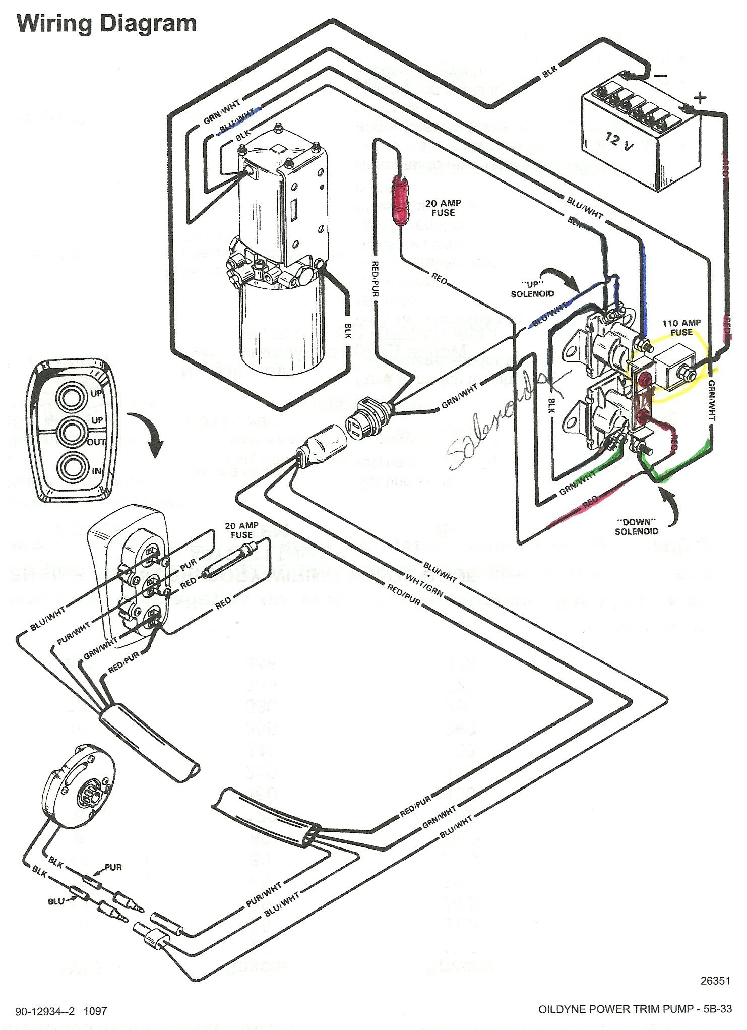 Tilt and Trim Switch Wiring Diagram Awesome Power Trim Wiring Tilt and Trim Switch Wiring