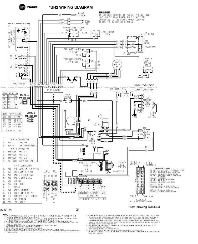 Trane Air Conditioner Wiring Schematic Diagram For Goodman Furnace And