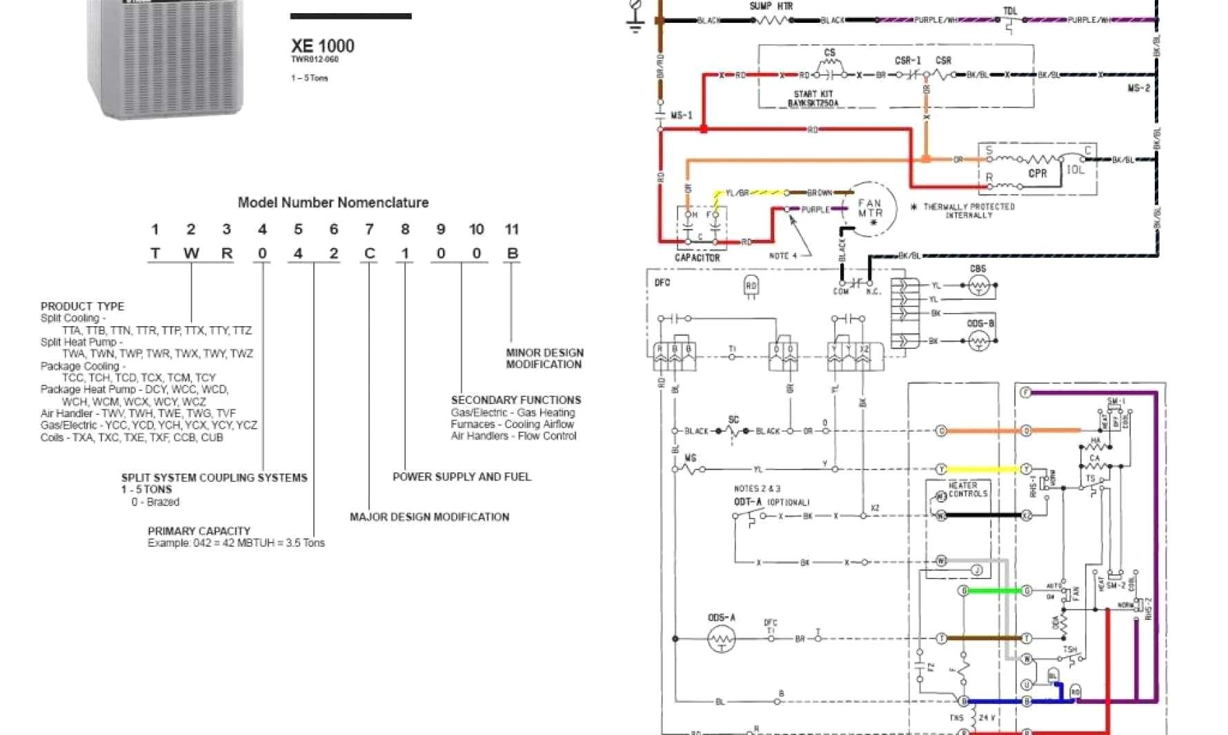 Diagram Hvac Wiring Diagrams Download Air Conditioner Trane