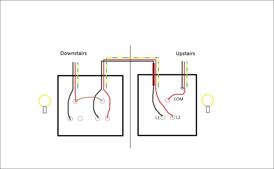 Light Switch Wiring Diagram 1 Way Lovely Two