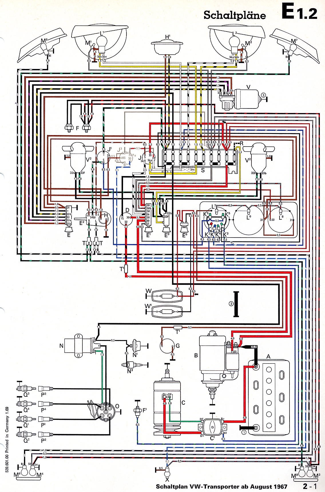 VW Wiring Diagrams In Vw T4 Diagram