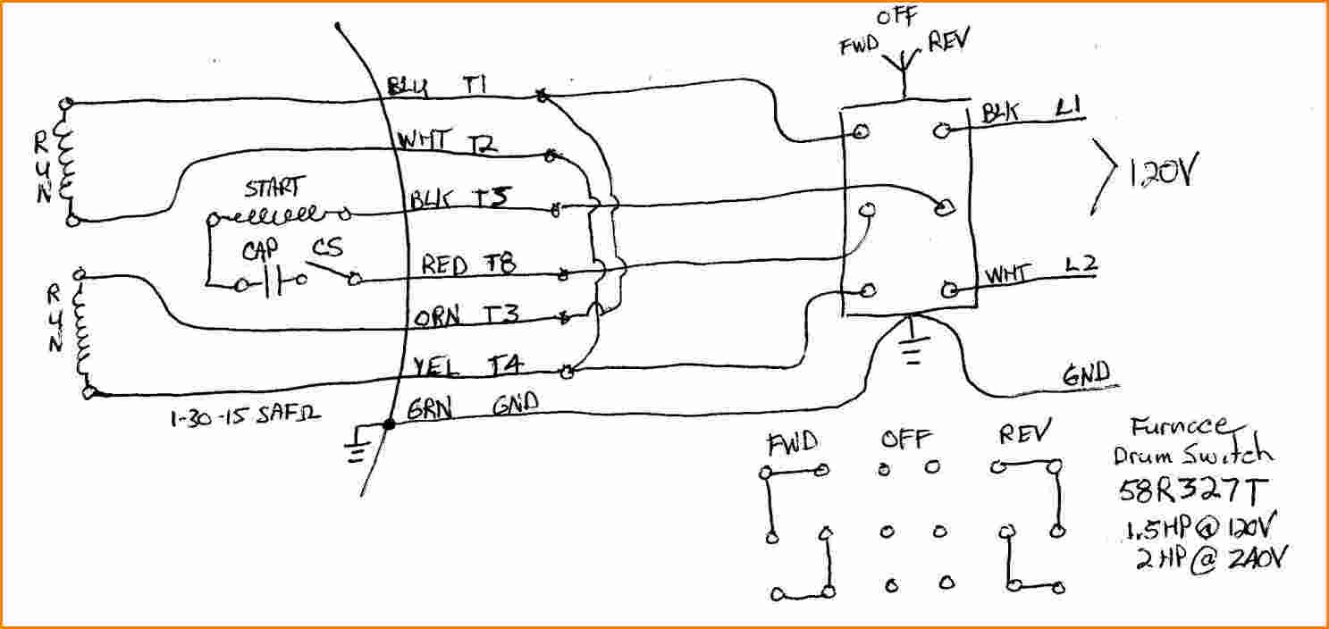 dayton capacitor start motor wiring diagram wiring diagram rh magnusrosen net 230 Single Phase Wiring Diagram 12 Lead Motor Wiring Diagram