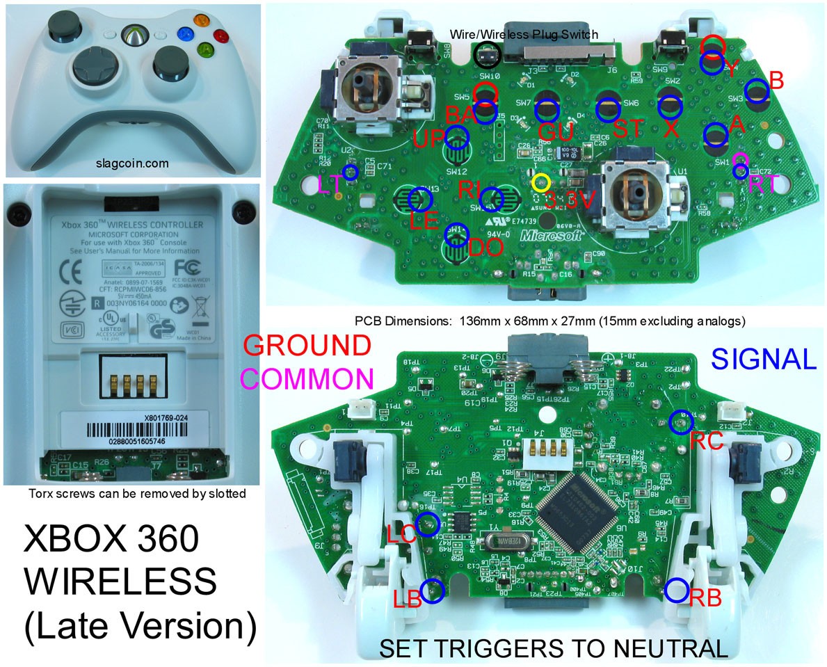 xbox 360 wired controller wiring diagram car wiring diagrams rh ethermag co xbox 360 wired controller circuit board diagram Xbox 360 Modded Controller