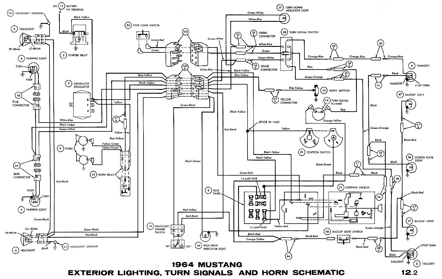1965 mustang wiring diagram pdf enthusiast wiring diagrams u2022 rh rasalibre co 65 mustang wiring diagram