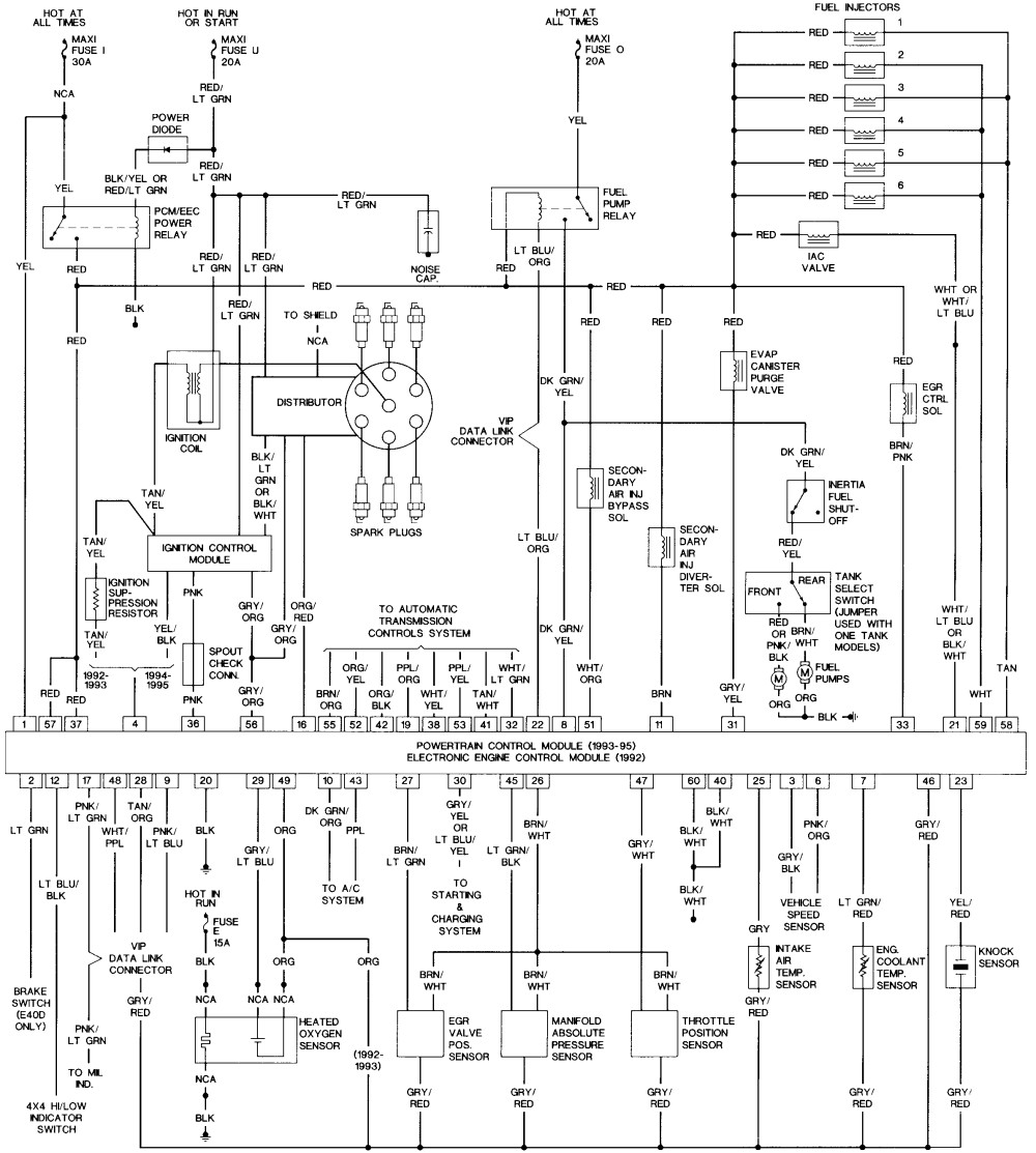 1993 Ford F 150 Wiring Schematic Schematic Wiring Diagram