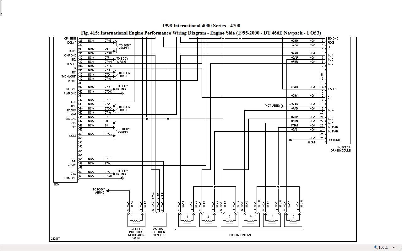 wiring diagram for 97 4900 international example electrical wiring rh huntervalleyhotels co international truck starter wiring diagram international 4700