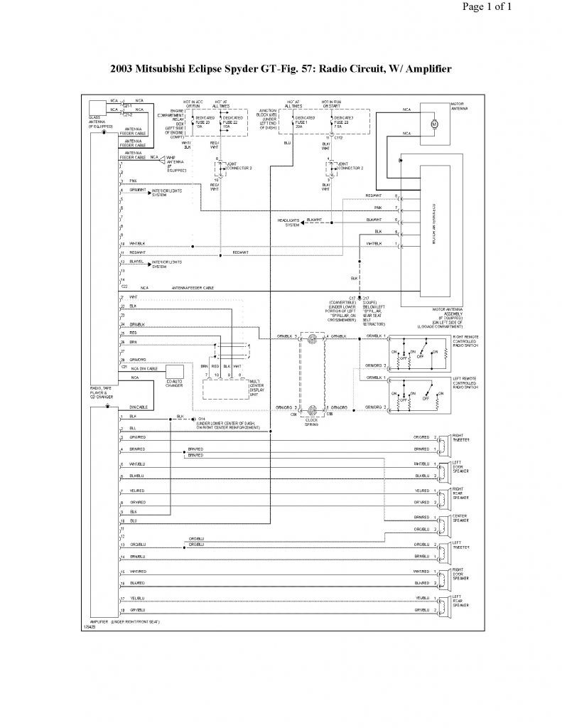 Mitsubishi Eclipse Stereo Wiring Diagram Simplified Shapes 99 Mitsubishi Eclipse Wiring Diagram Diagrams Schematics Within 1998