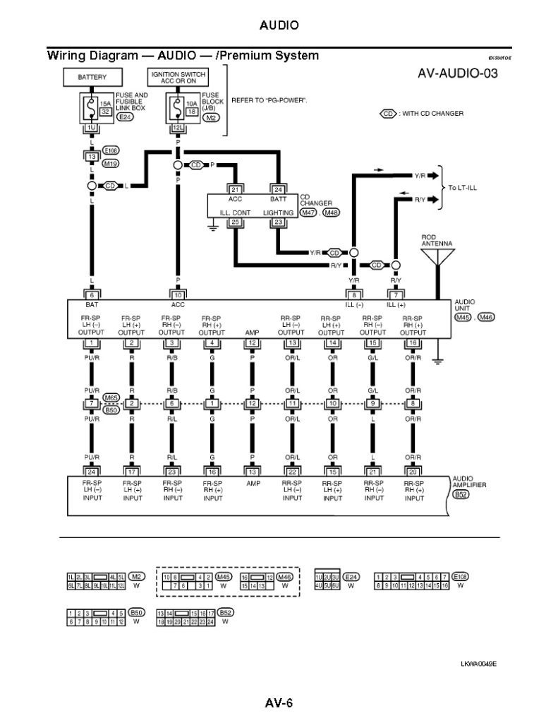 2003 Nissan Maxima Bose Audio Wiring Diagram 2002 Sentra Radio Within For 2004 791x1024 With