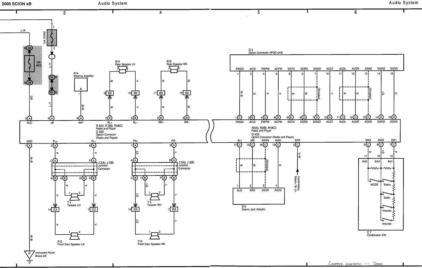 scion tc radio wiring harness diagram example electrical wiring rh huntervalleyhotels co Scion xA Fuses Scion xA Fuse Box