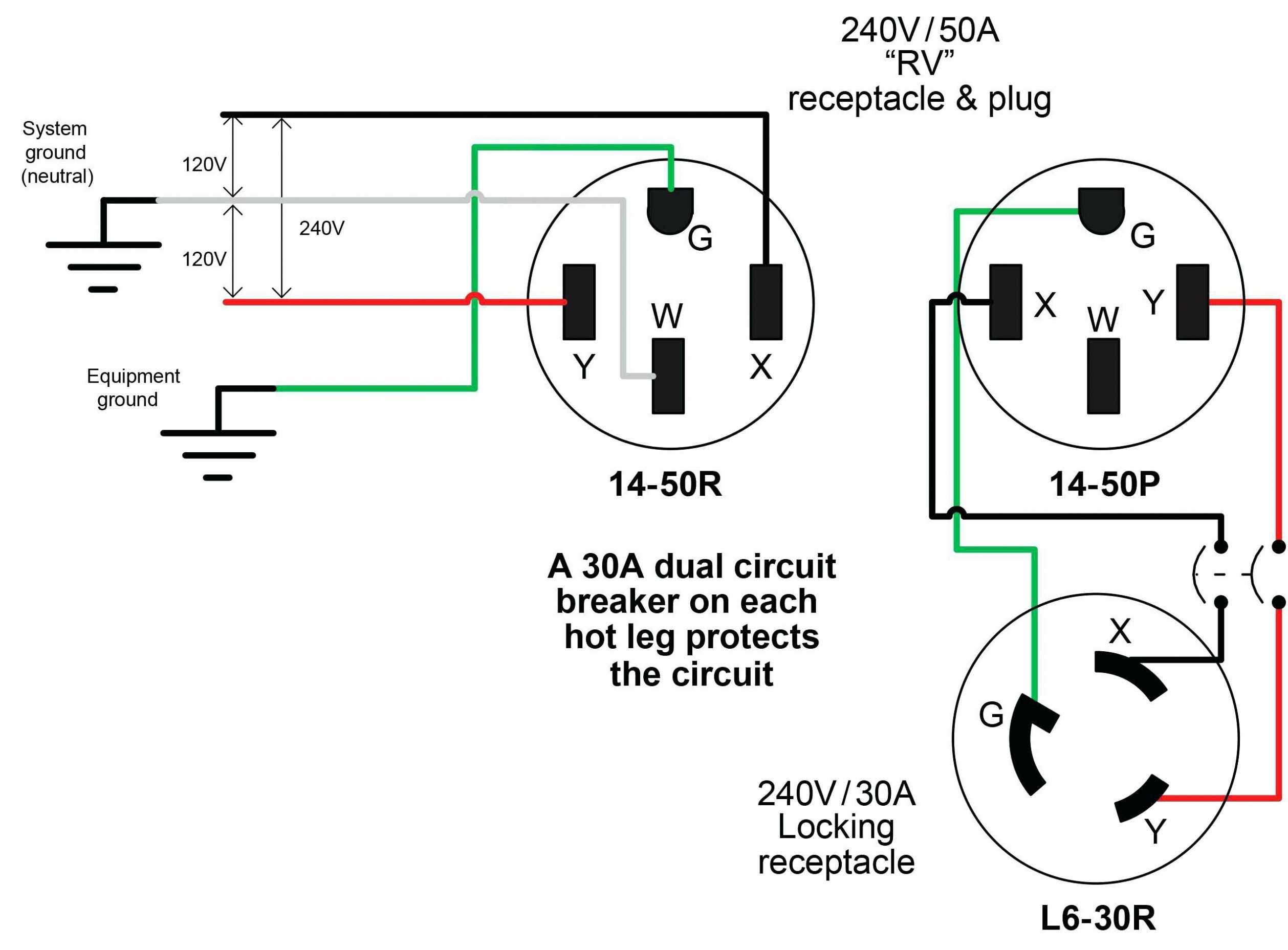 4 Prong Generator Plug Wiring Diagram Reference 240v Plug Wiring Diagram — Daytonva150