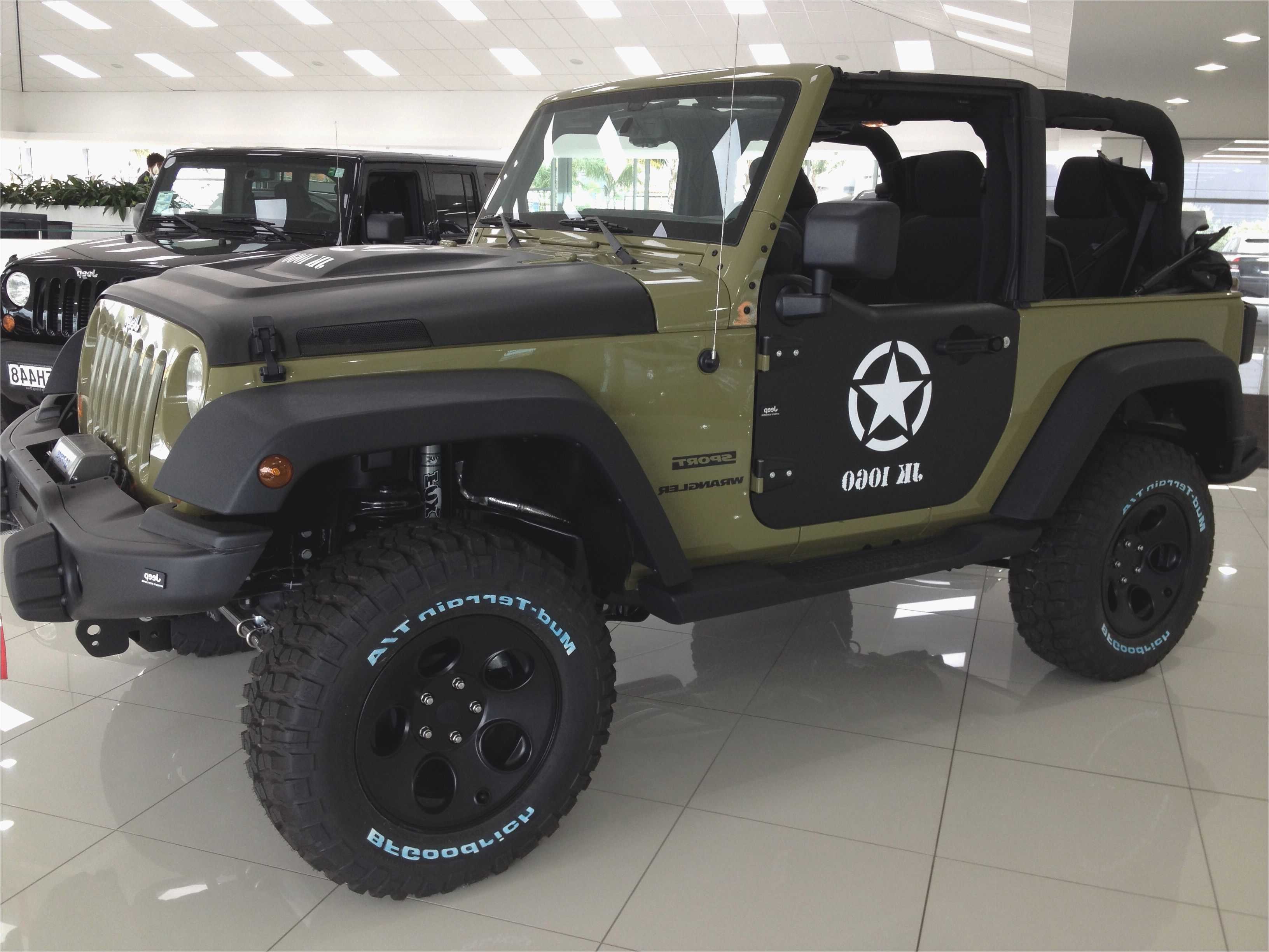 Small Jeeps for Sale Green and Black Jeep Od Green & Black Jeep Wrangler