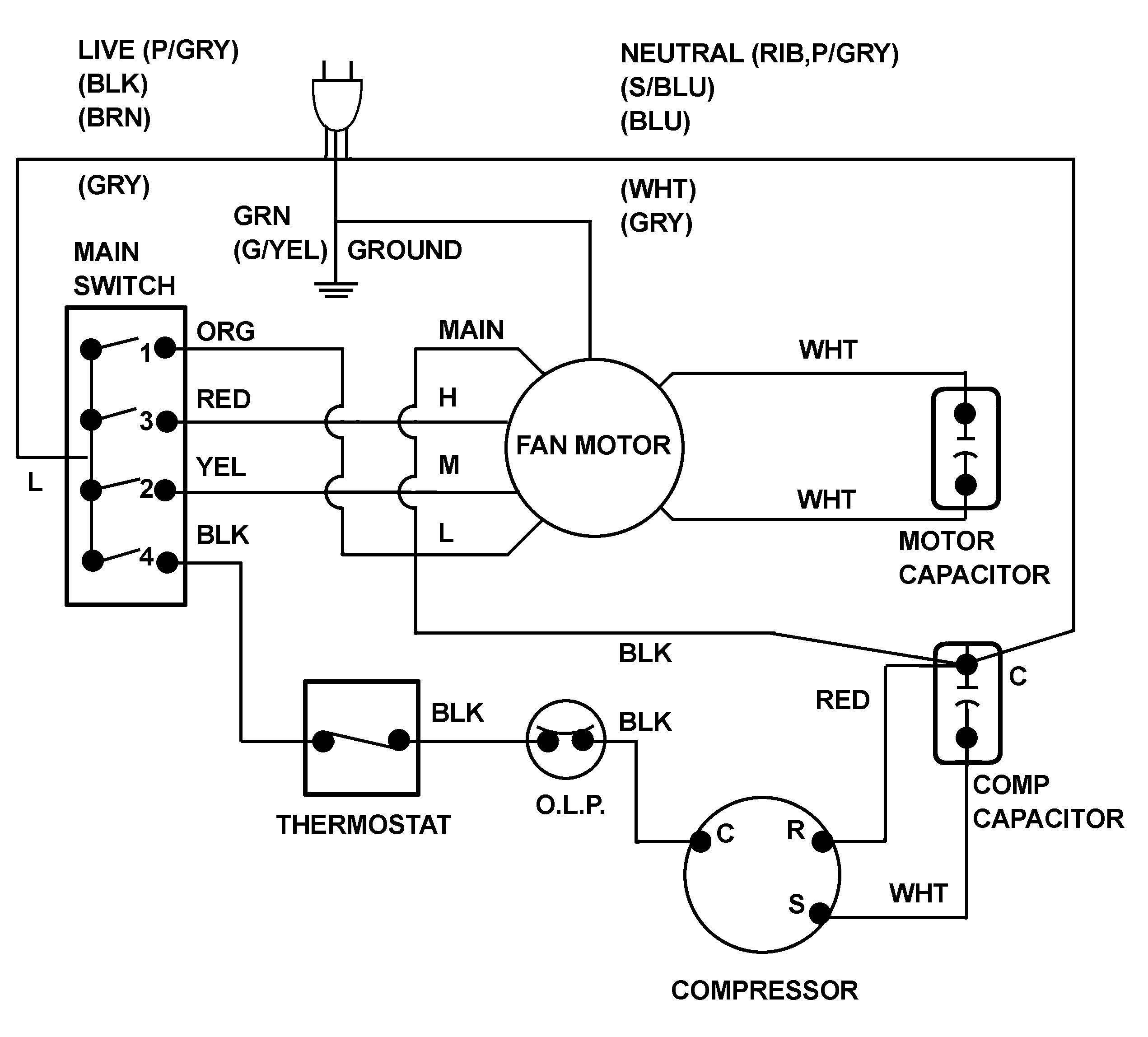 Air Conditioner Wiring Diagram Pdf Simplified Shapes Wiring Diagram For Central Air Conditioning