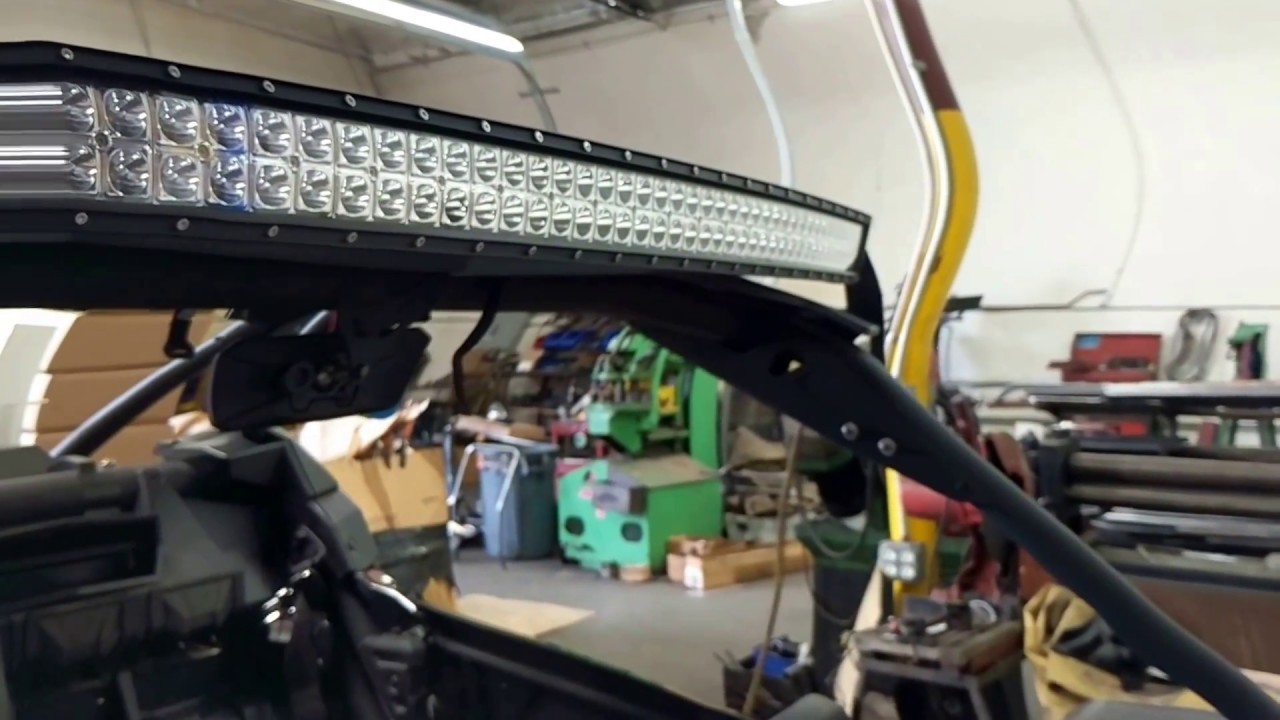 6KLED Custom LED light bracket 2017 Maverick fit for 50 Curved LED bar