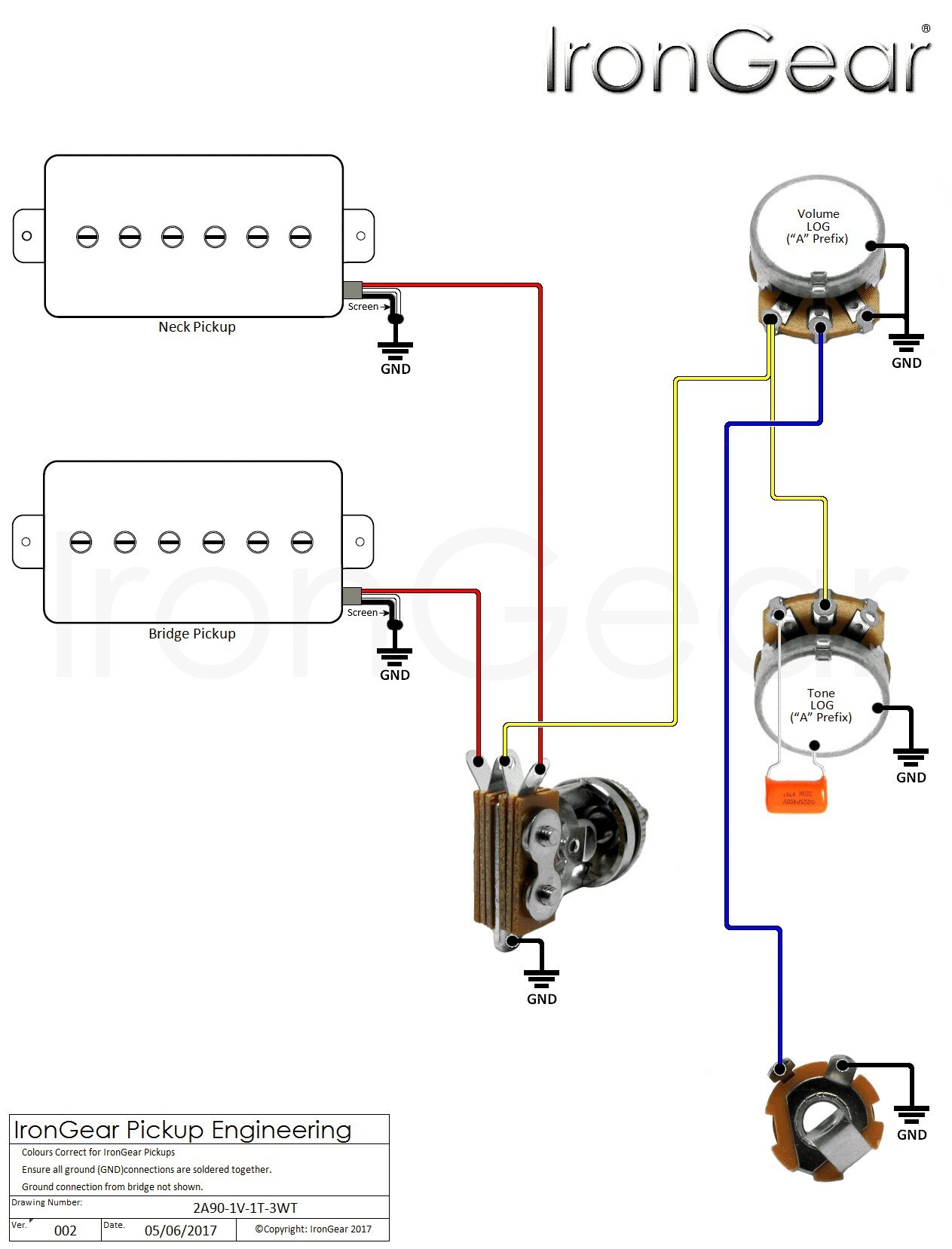 Emg Wiring Diagram Simple Emg Wiring Diagram Solder
