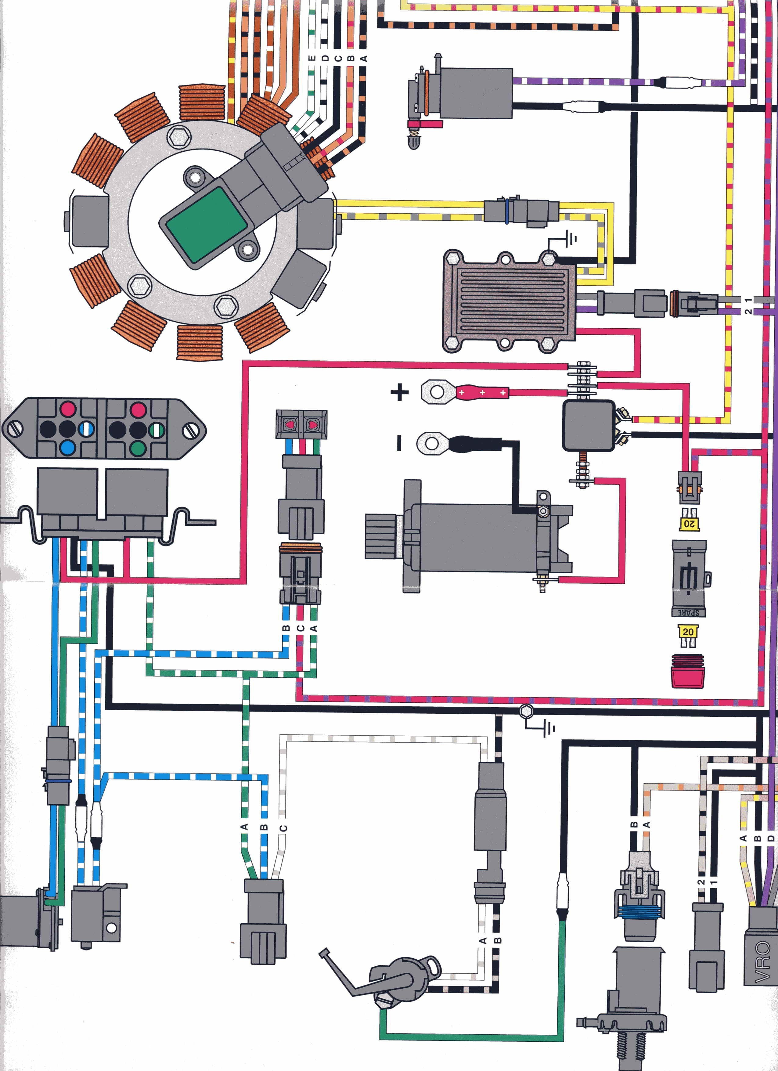 free wiring diagram johnson outboard motor save wiring diagram for rh sandaoil co 50 HP Mercury