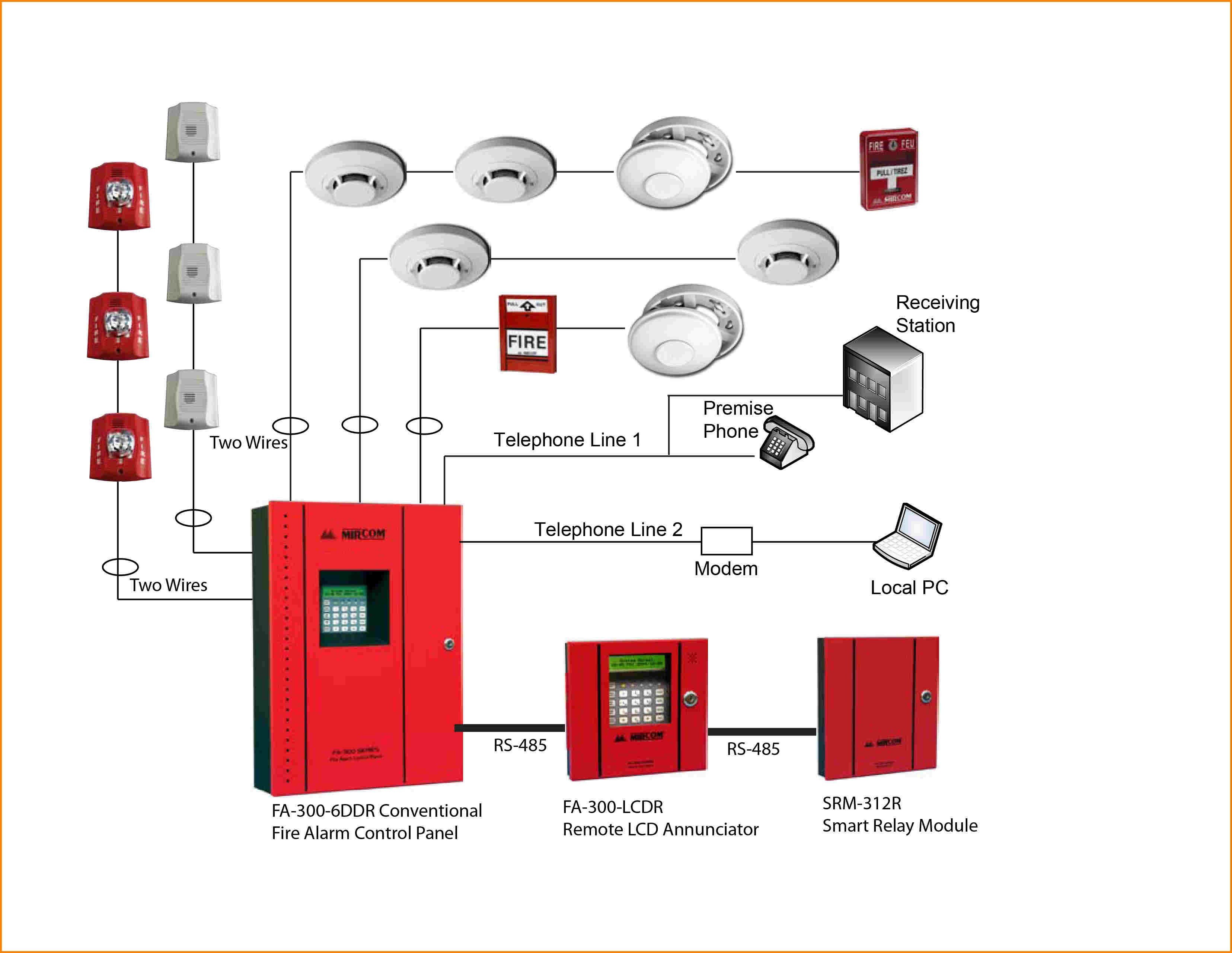 fire alarm installation wiring diagram Download System Sensor Duct Detector Wiring Diagram Luxury Simplex Smoke