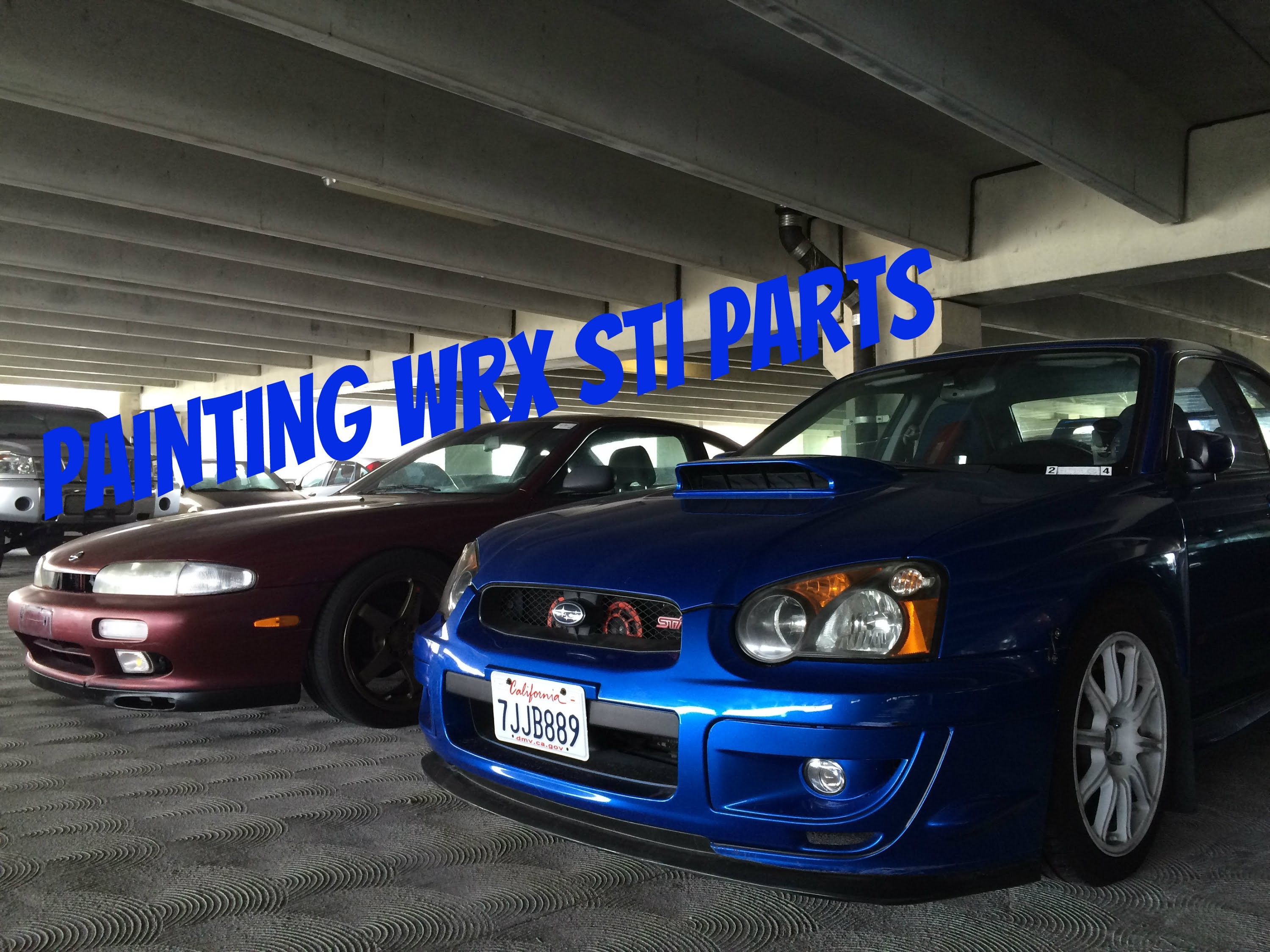 How To Paint and Install WRX STI Fog Light Covers and Side Splitter