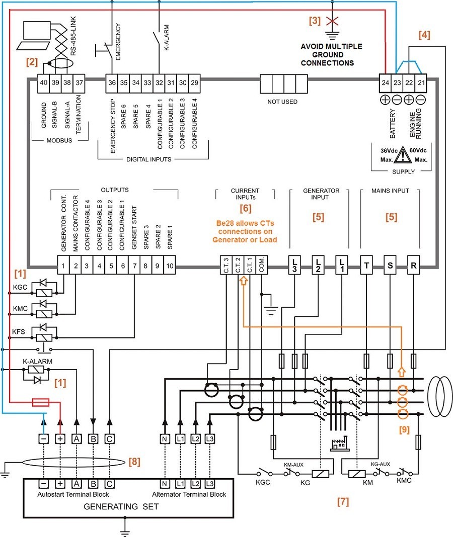 Auto Transfer Switch Wiring Diagram