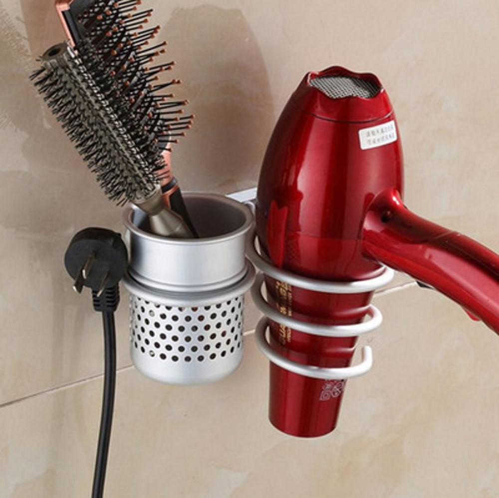 1 x hair dryer holder with cup