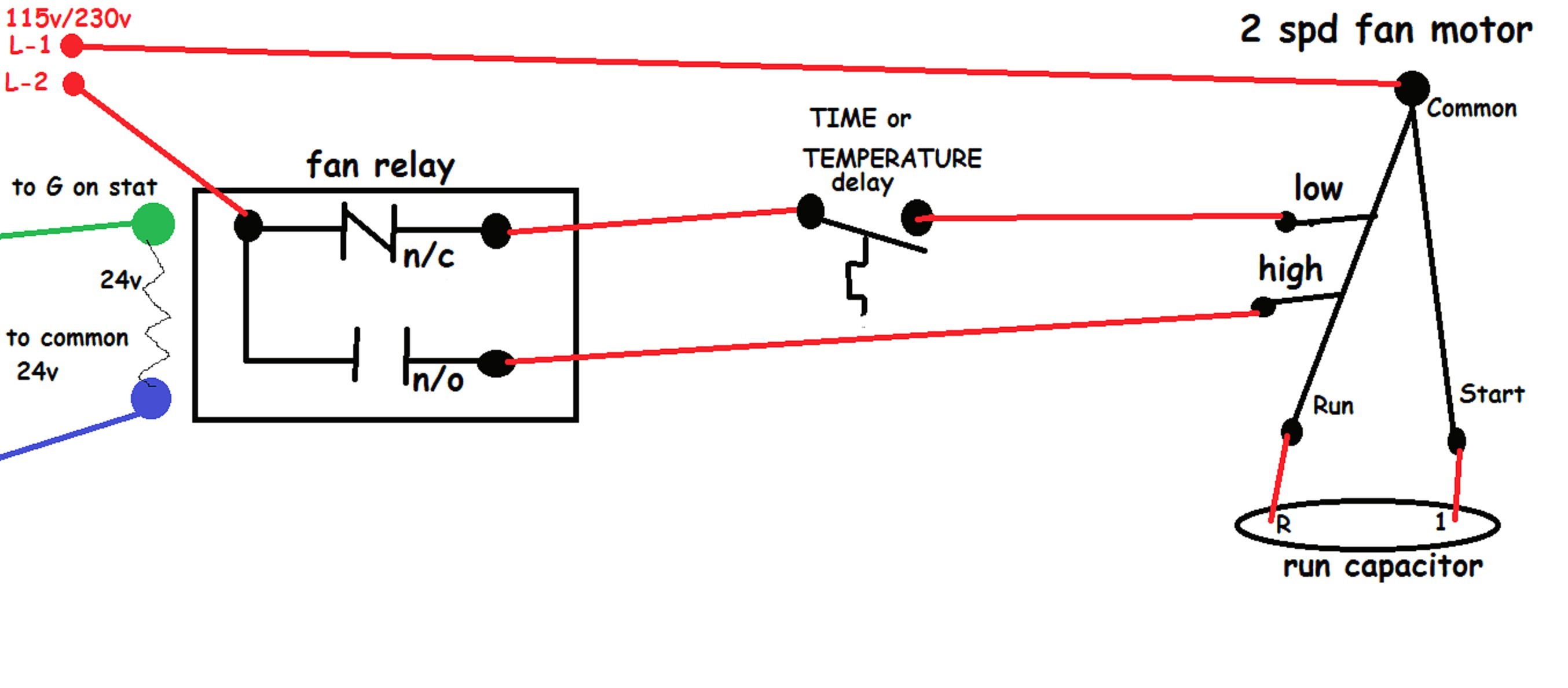 Hvac Fan Wiring Diagram Valid Fan Relay Wiring Diagram Wiring