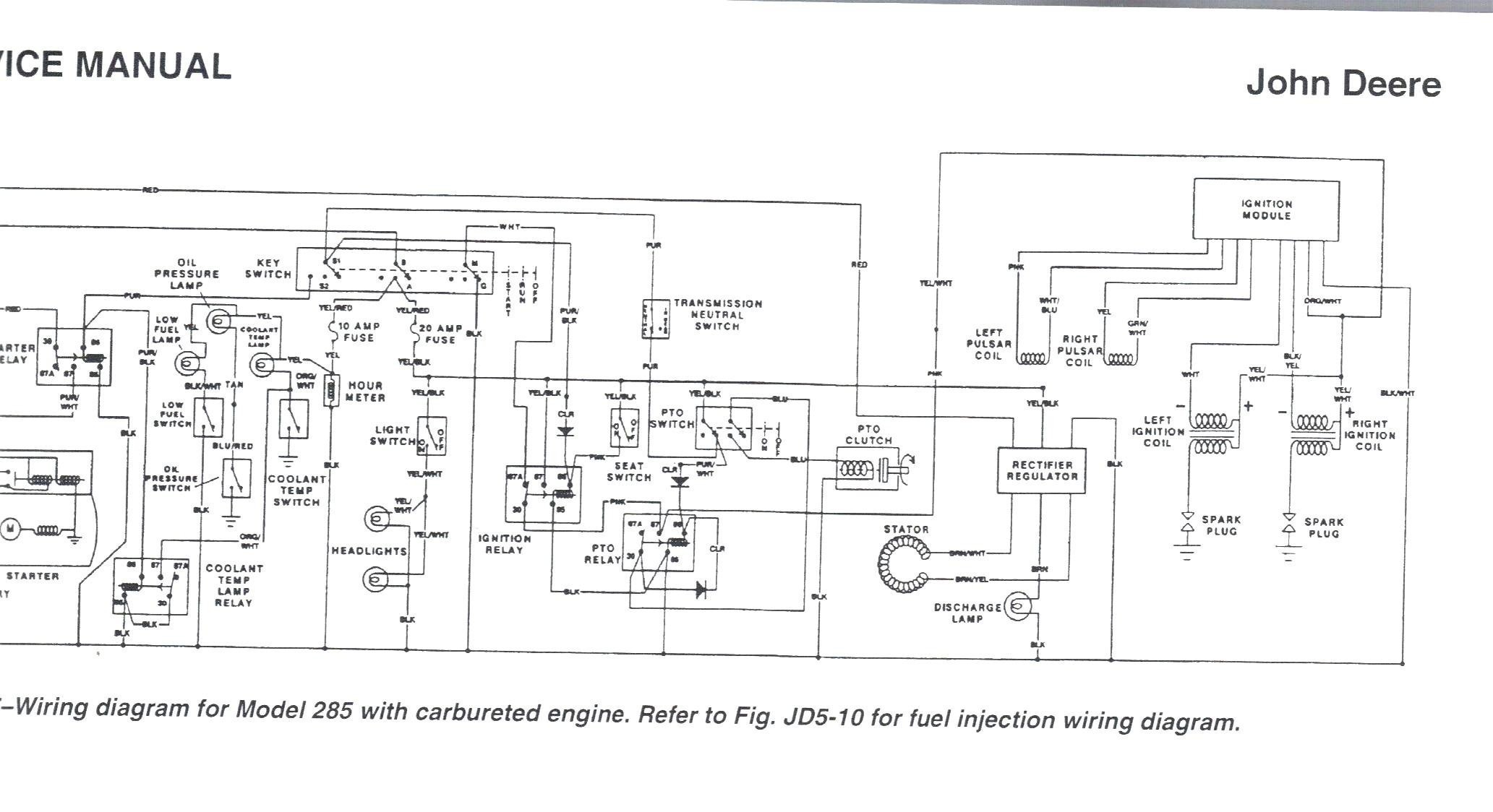 John Deere L110 Wiring Diagram Electrical Circuit Wiring Diagram For John Deere Lt155 Inspirationa