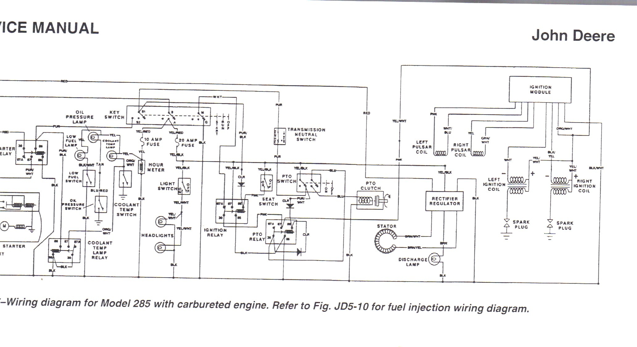 John Deere 1050 Wiring Diagram