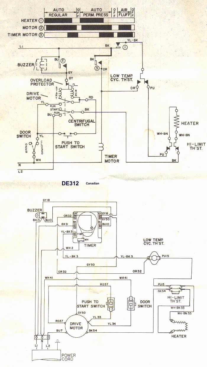 Kenmore Dryer Wiring Diagram Whirlpool Dryer Heating Element Wiring Diagram Luxury Appliance Talk Kenmore Series