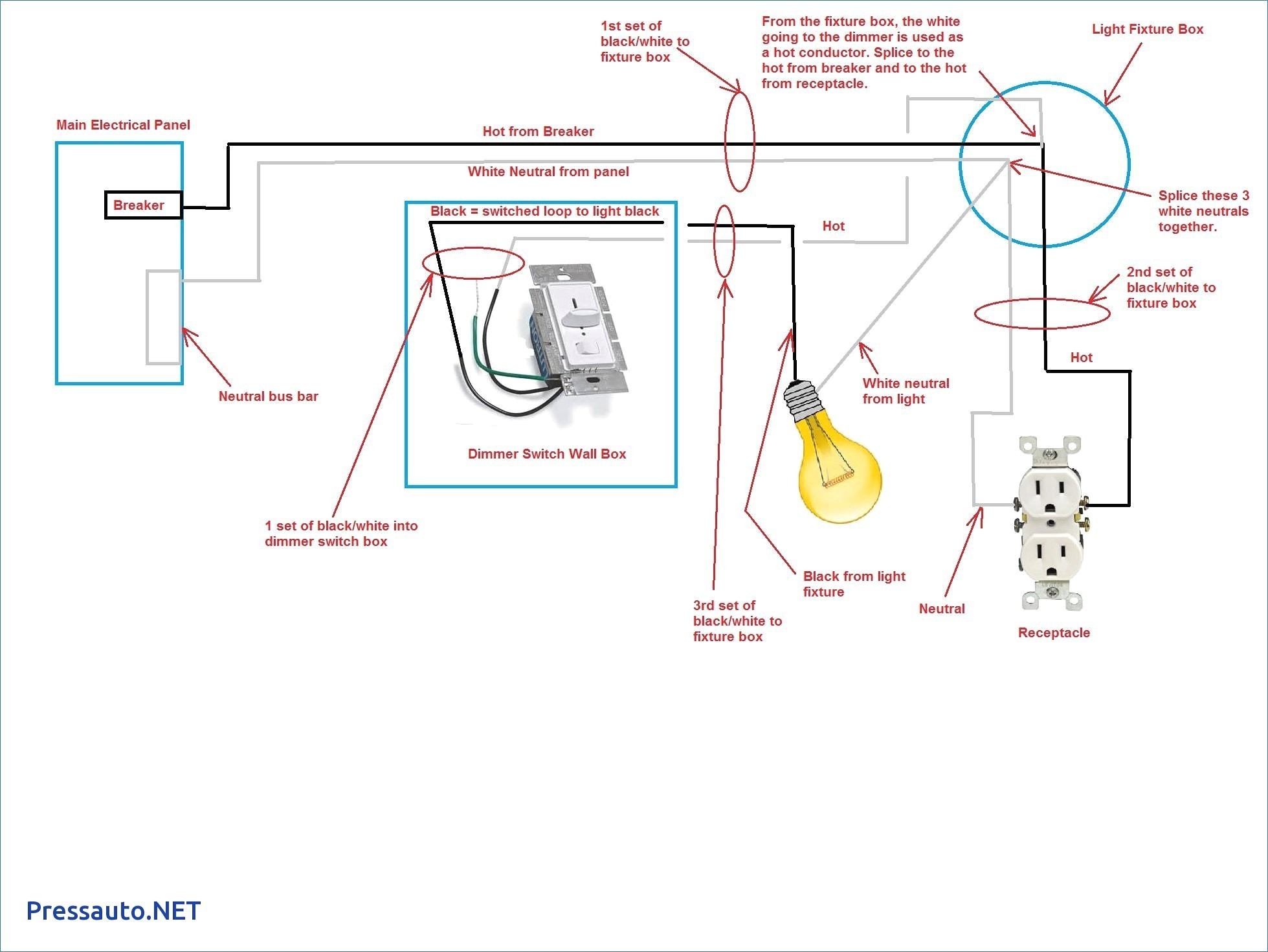 Wiring Diagram Switch Receptacle bination Save Wiring A Light Switch to An Outlet Elegant Wiring Diagram