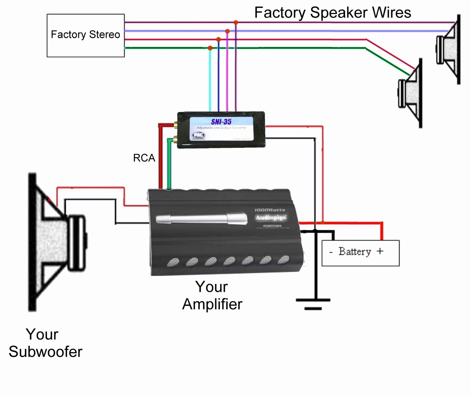 sni 35 adjustable line output converter wiring diagram Collection Pac Line Output Converter Wiring Diagram