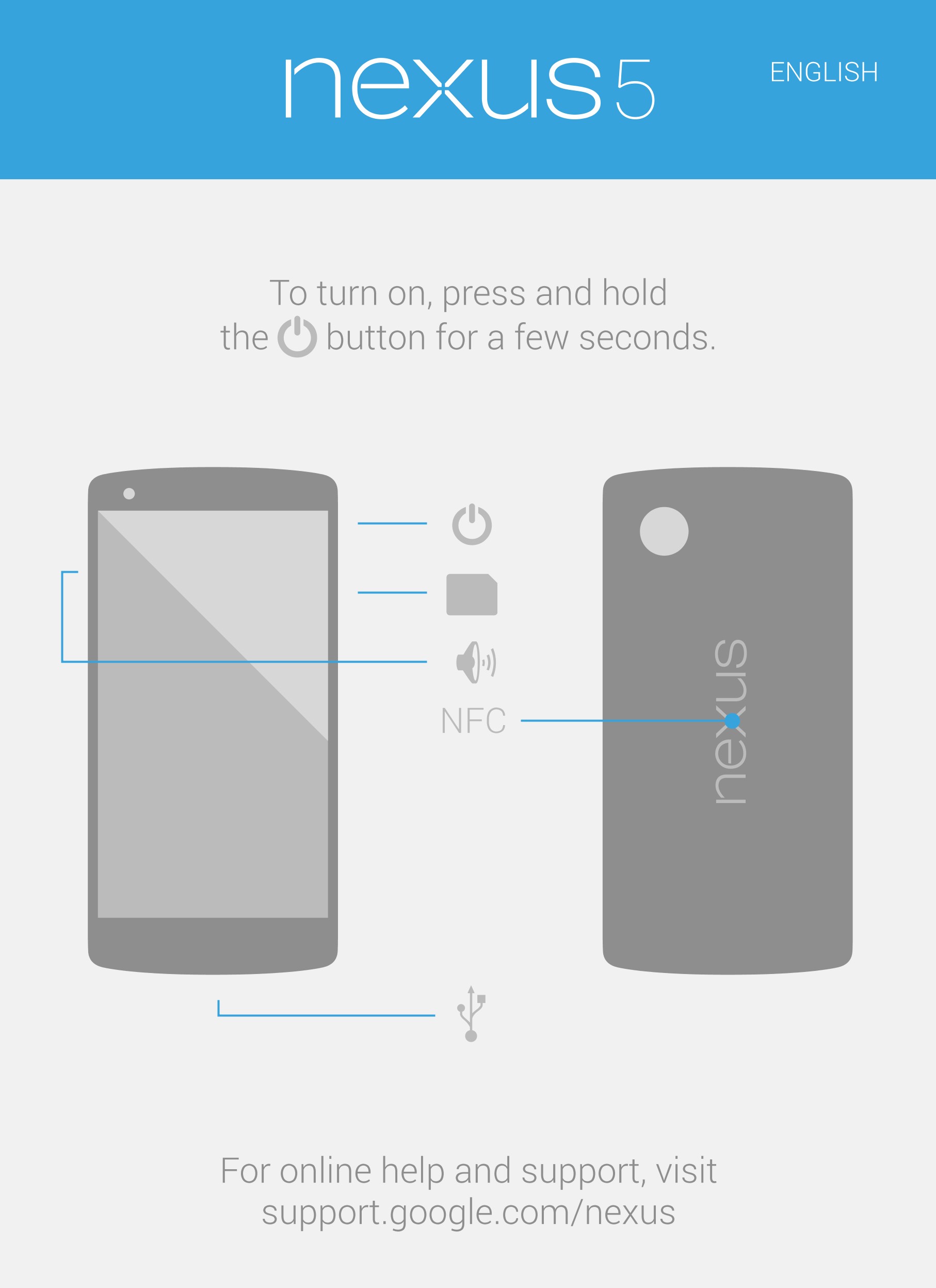 User manual for LG Nexus 5