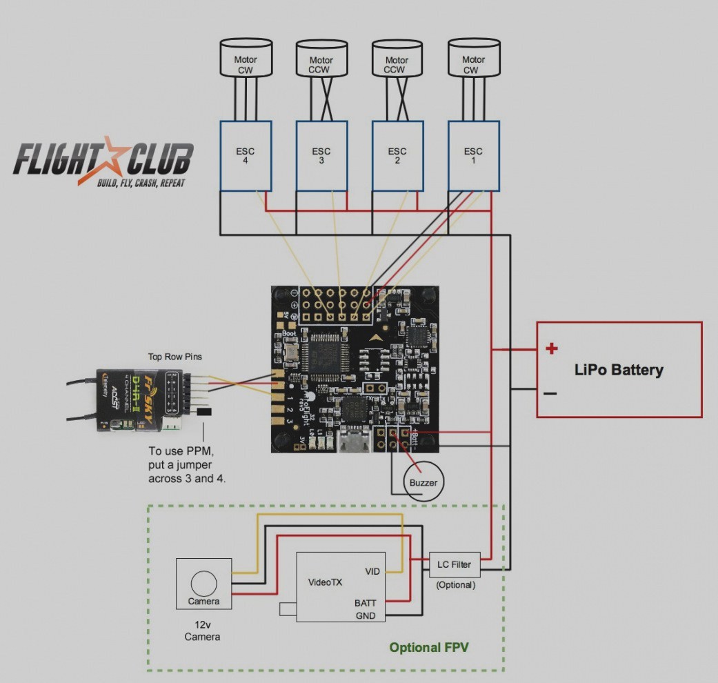 Wiring Diagram Quadcopter Quad Motor Valid Beautiful Schematic