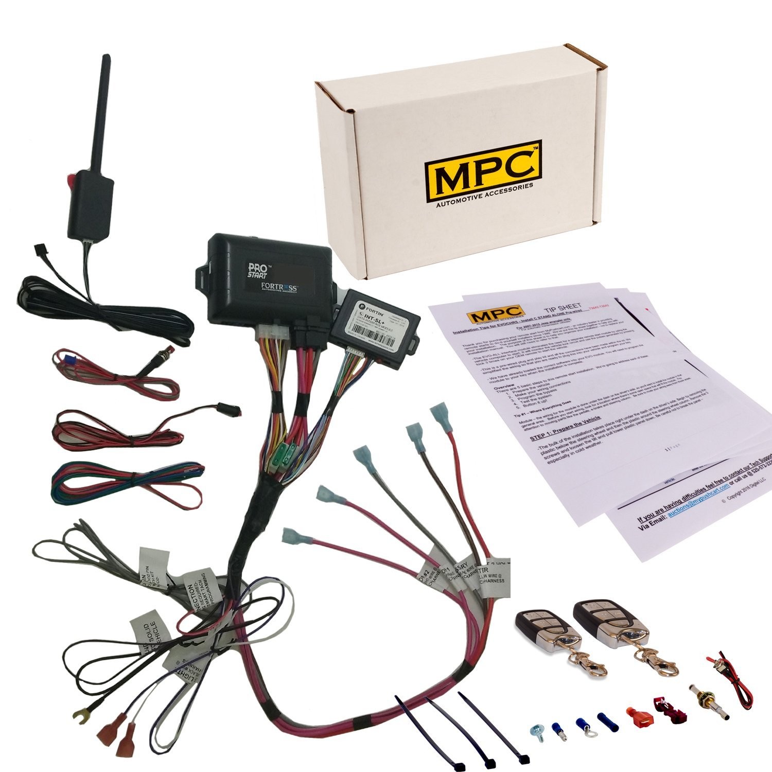 Amazon MPC Remote Start & Keyless Entry Kit Fits Select Chevrolet and GMC Vehicles 2002 2009 Prewired To Simplify Install Automotive