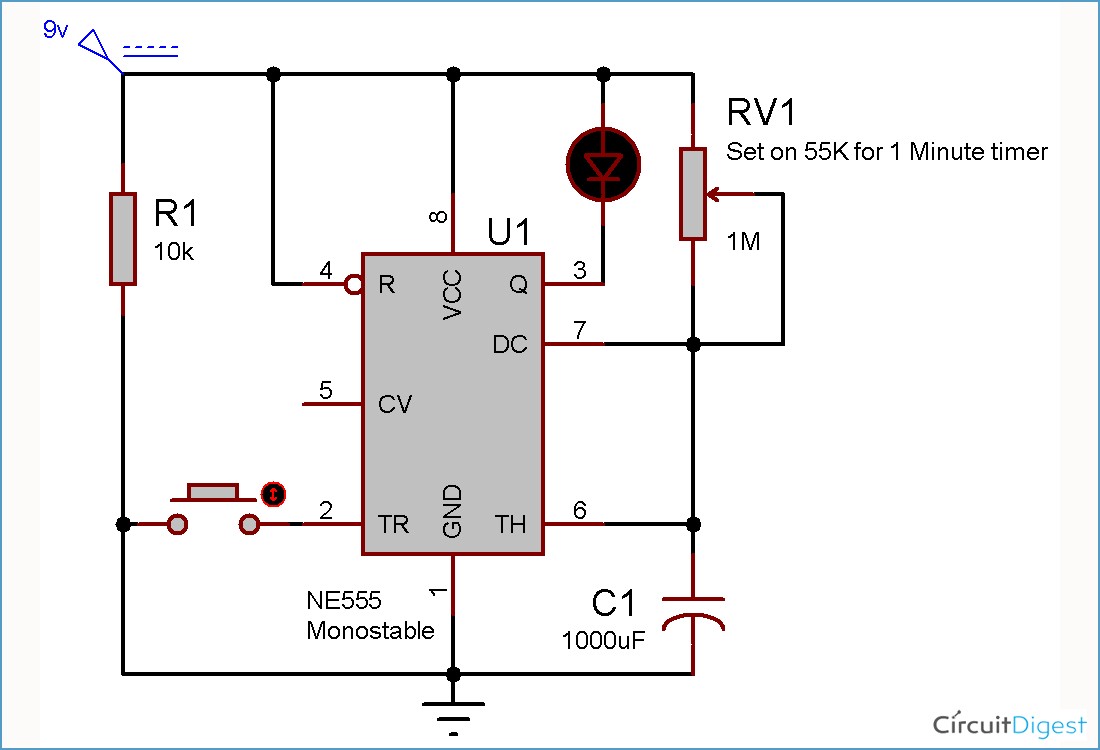 time delay relay wiring diagram Download 1 Minute Timer Circuit Diagram 19 a