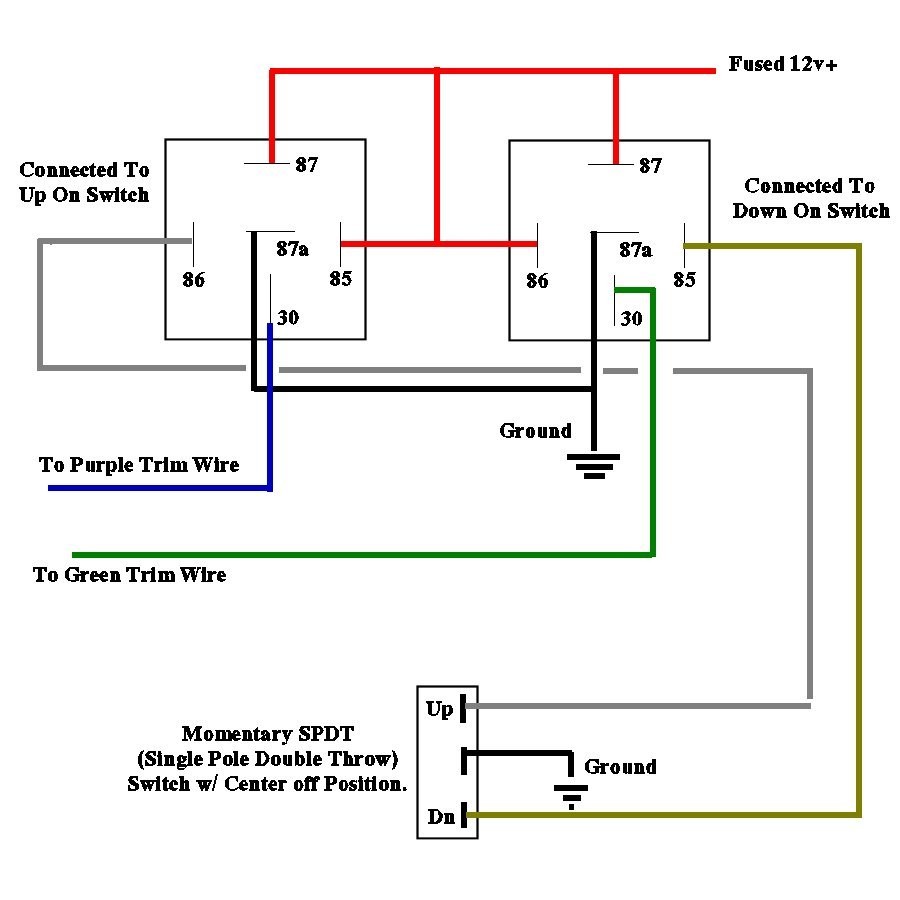 amusing lenco trim tabs wiring diagram Trim Tab Switch Wiring Diagram Bennett