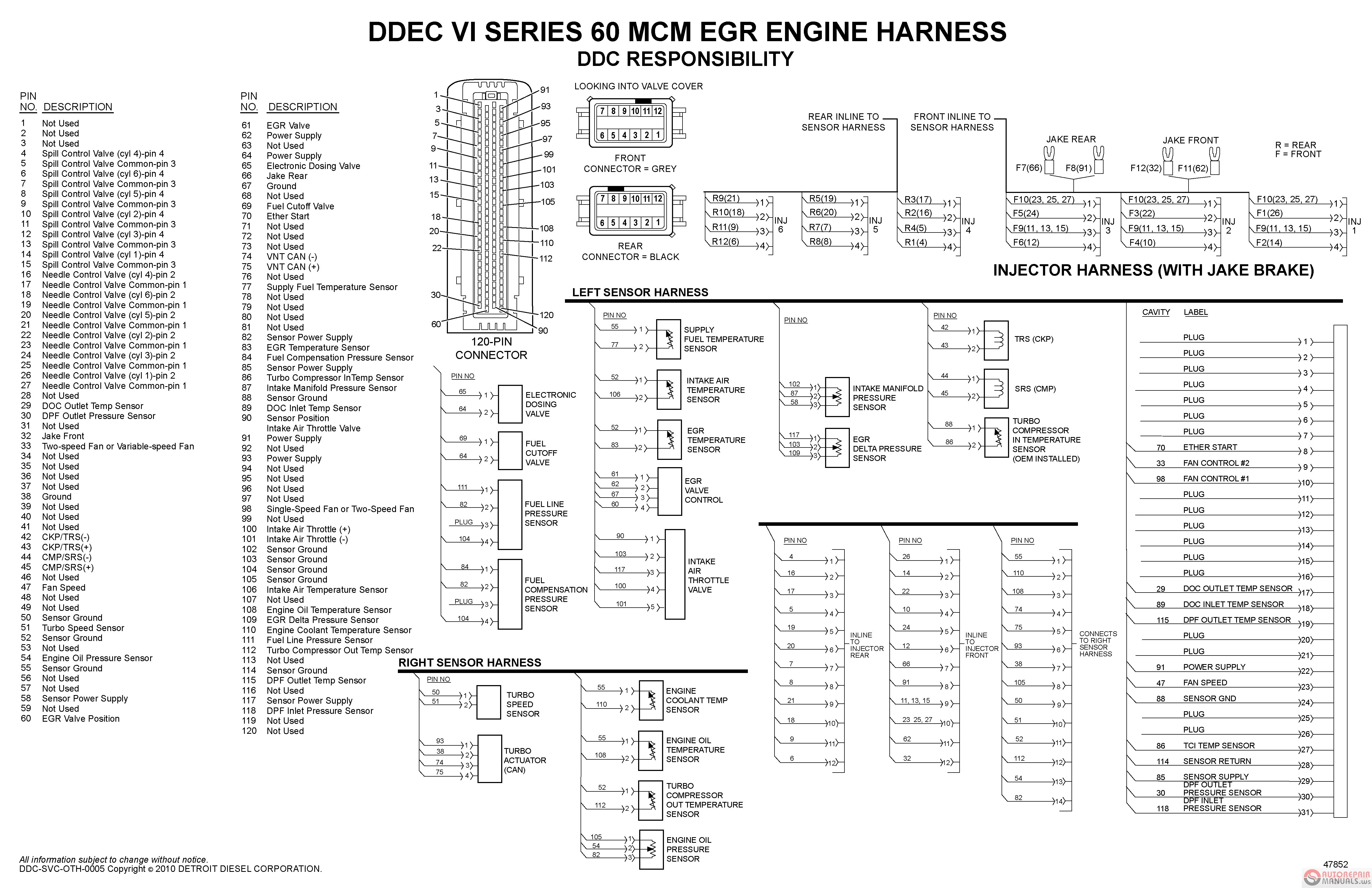 Ddec V Wiring Diagram Free Download For Detroit Series 60 20
