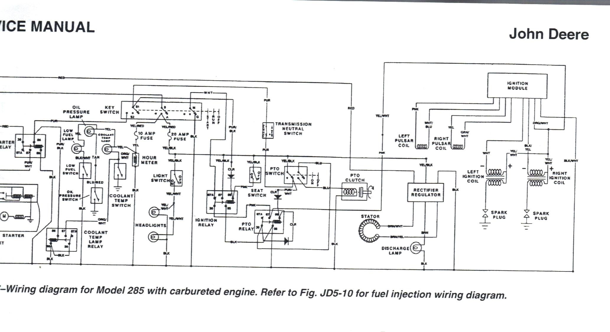 John Deere Wiring Schematic Wiring Diagram Data John Deere Z225 Carburetor John Deere Z225 Wiring Diagram