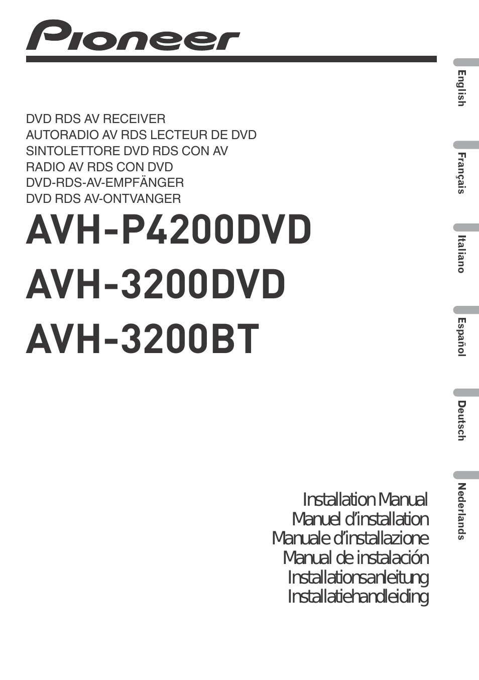 Pioneer Avh P4200dvd Wiring Diagram