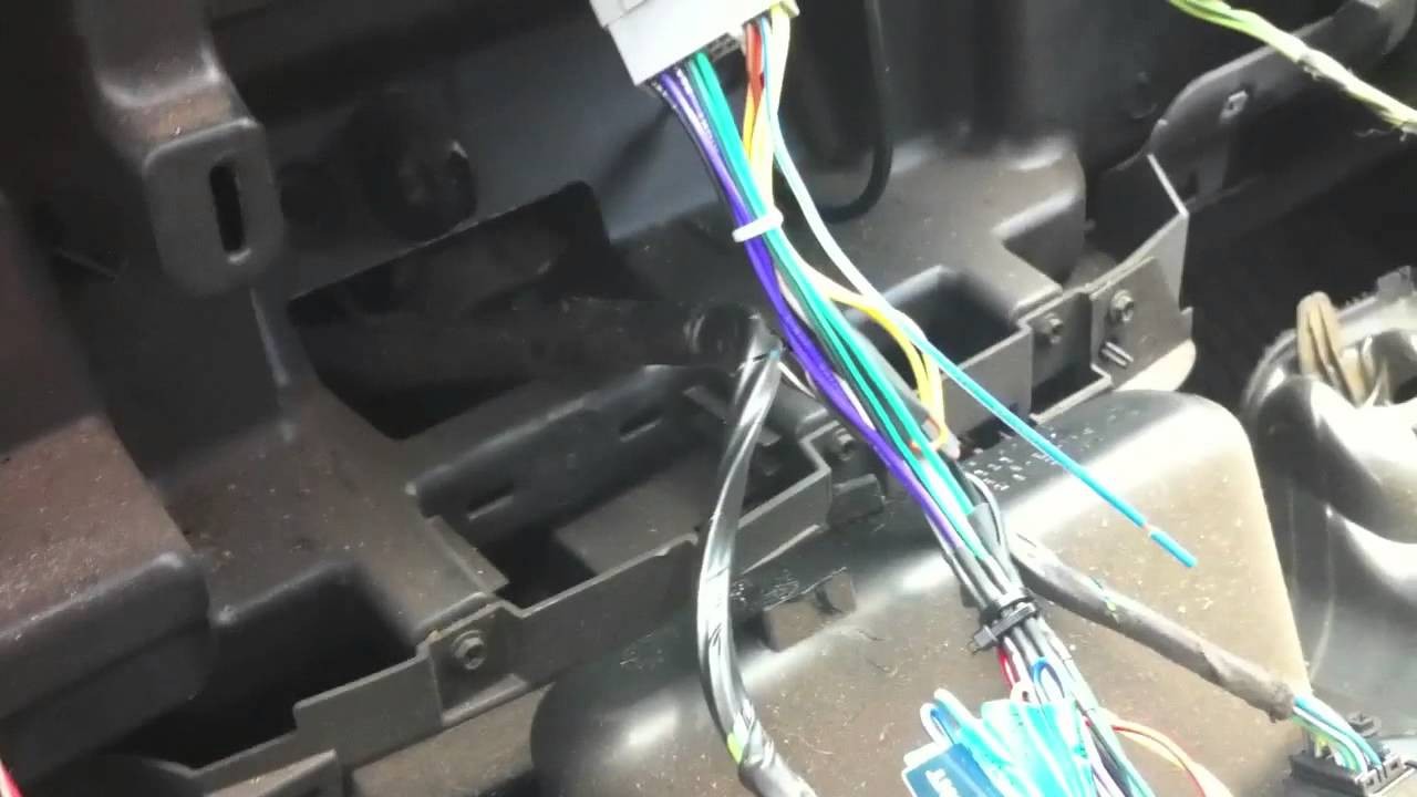 Kenwood Stereo Installed In The Dodge How To Install A Headunit In A 2003 2005 Dodge Ram 1500 2004 Radio Wiring Dodge 1500 Infinity