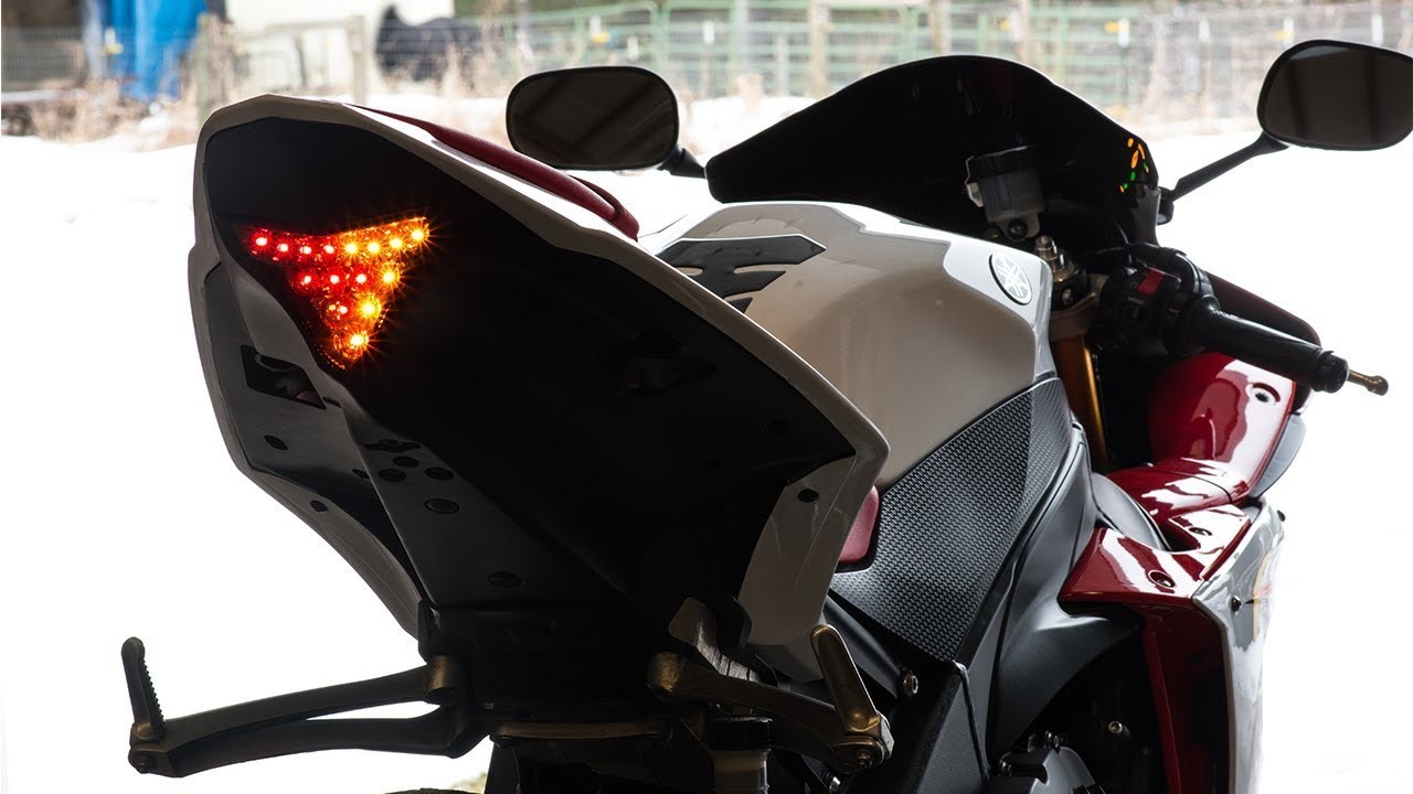 Full LED Integrated Tail Light Install on Yamaha R1