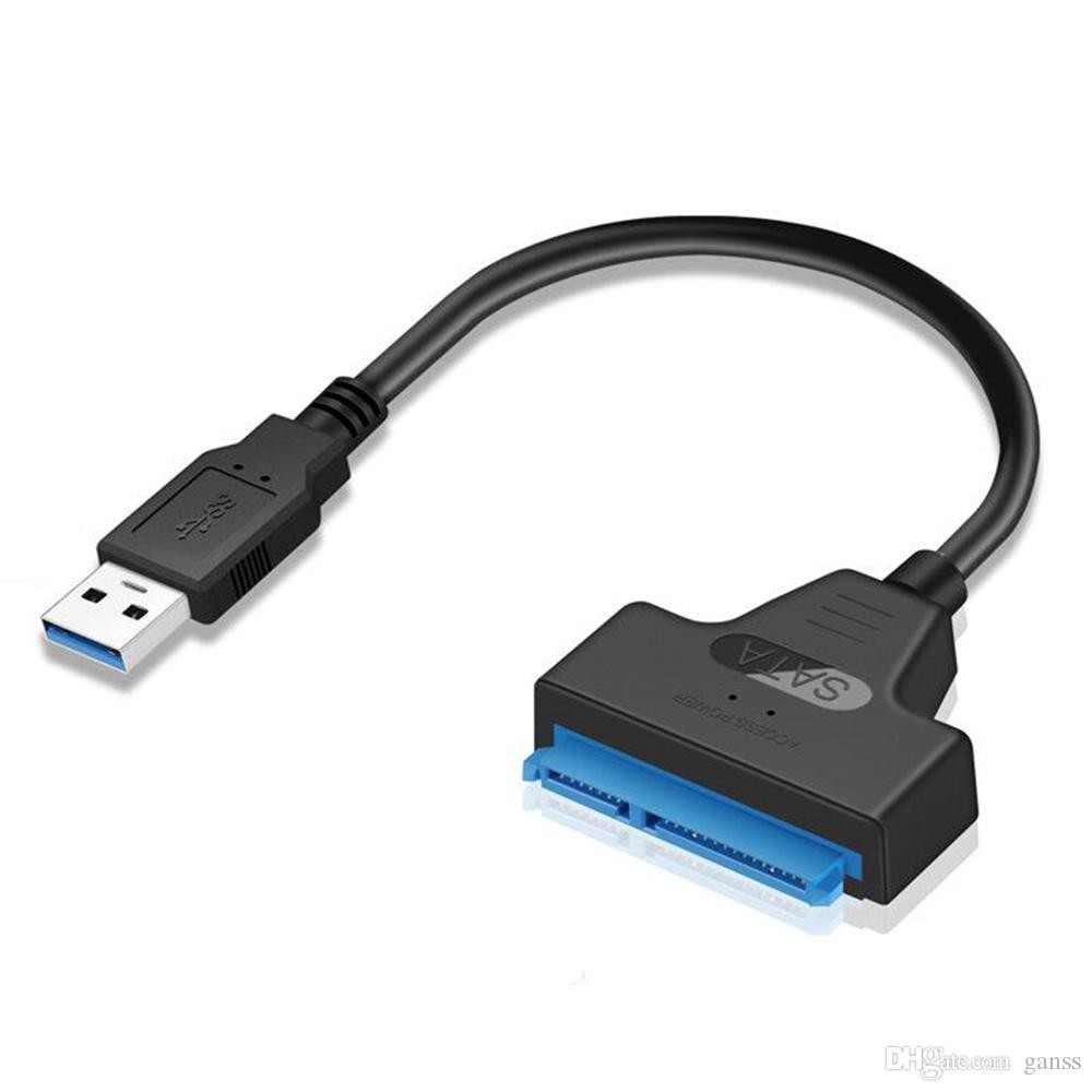 USB 3 0 to SATA III 2 5"Hard Drive Adapter Cable USB SATA 20cm Black