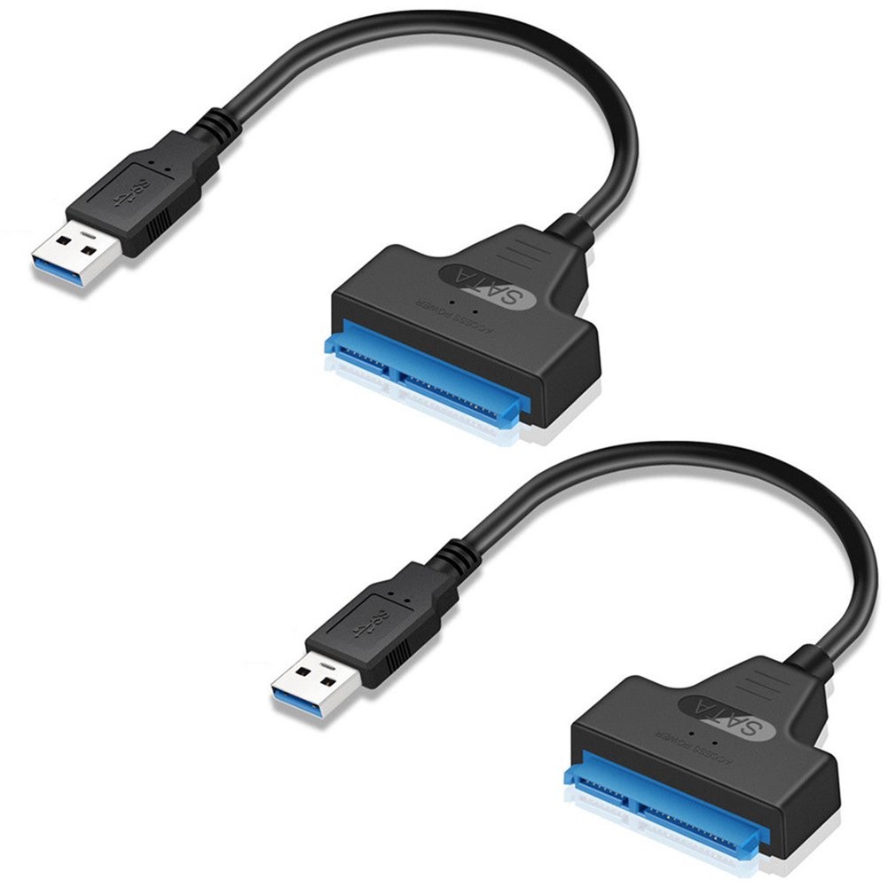 Amazon 2 Pack EEEkit USB 3 0 to 2 5in SATA III 22 Pin Adapter Cable w UASP SATA to USB 3 0 Converter for External SSD HDD Hard Drive Disk puters