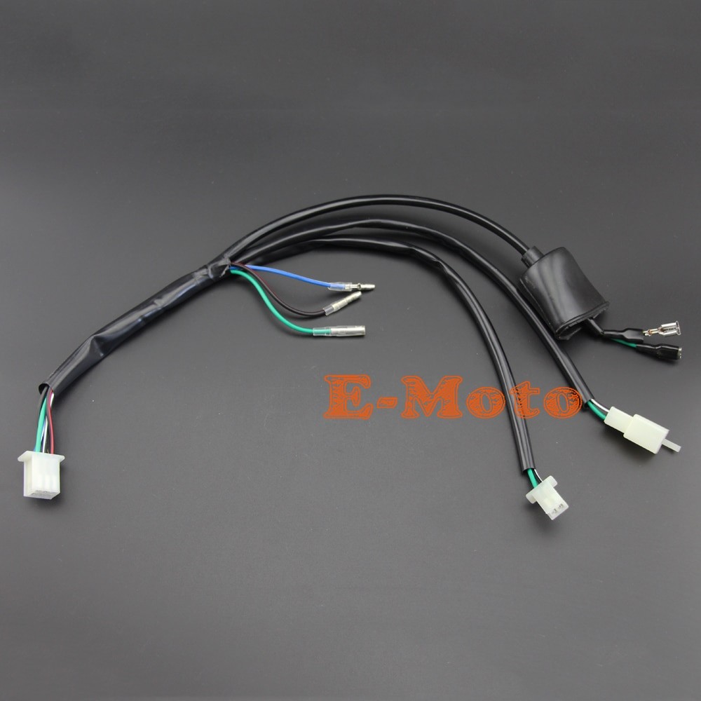 Electric Wiring Harness Loom For 50 90 110 125 140 150 160cc Kick Start Engine Dirt
